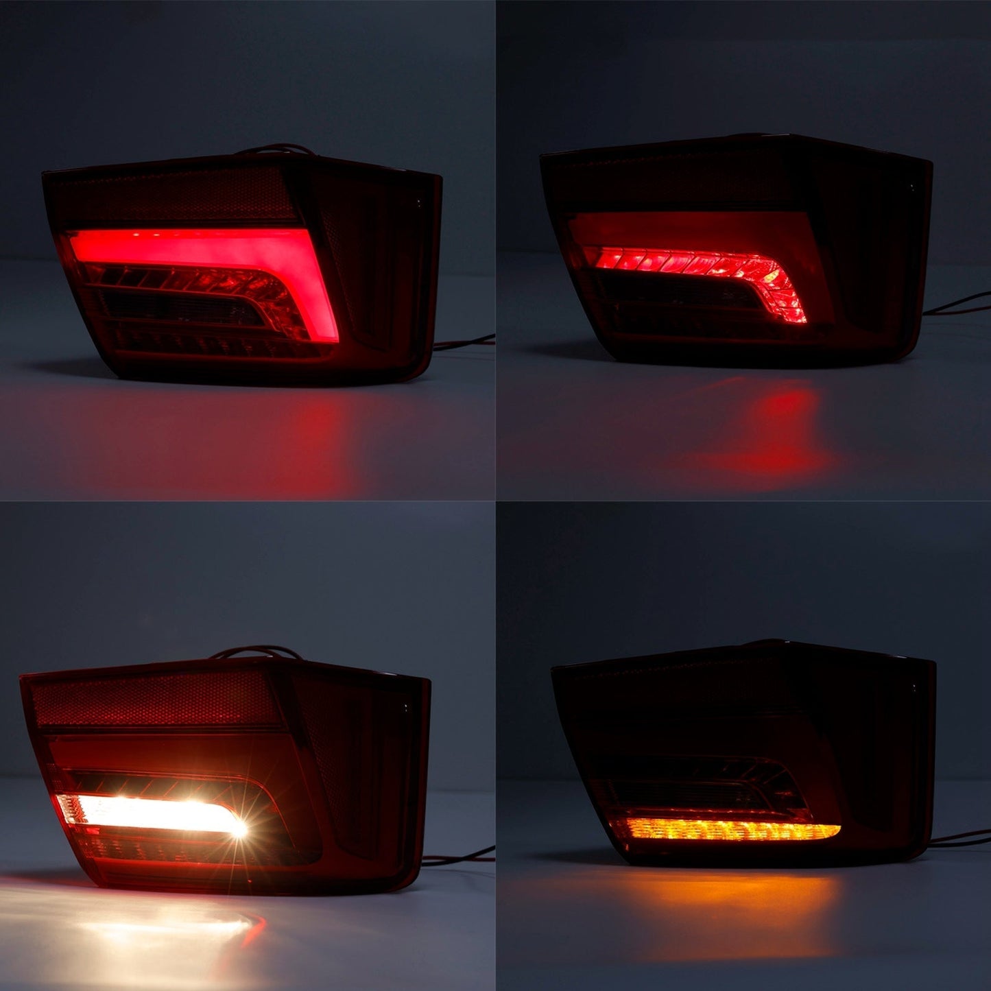 Feu arrière LED intérieur et extérieur pour AUDI A6 C7 2012-2015, 4 pièces, 4GD945093, 4GD945094, 4GD945095, 4GD945096
