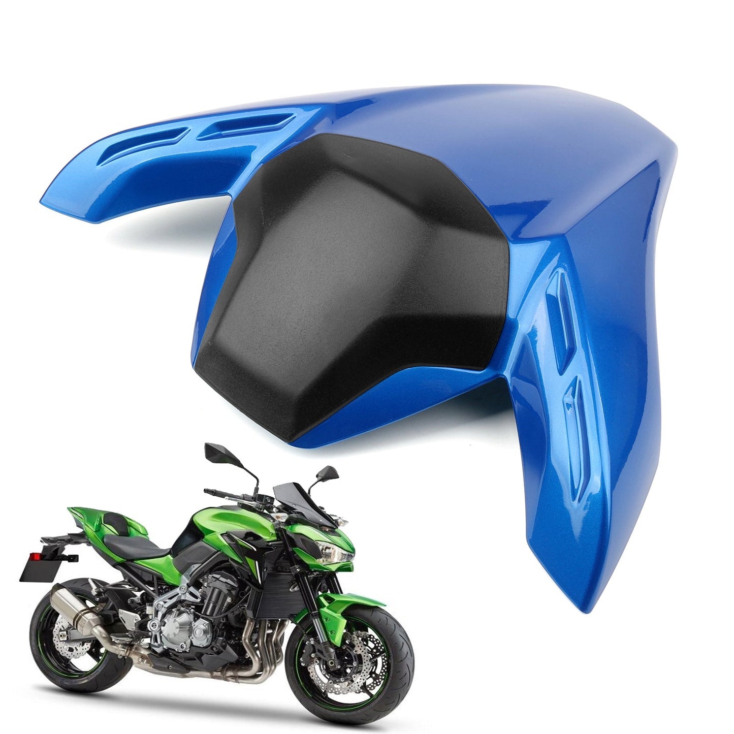 Capot de carénage de siège arrière en ABS, compatible avec Kawasaki Z900 Z ABS 2017-2019, bleu