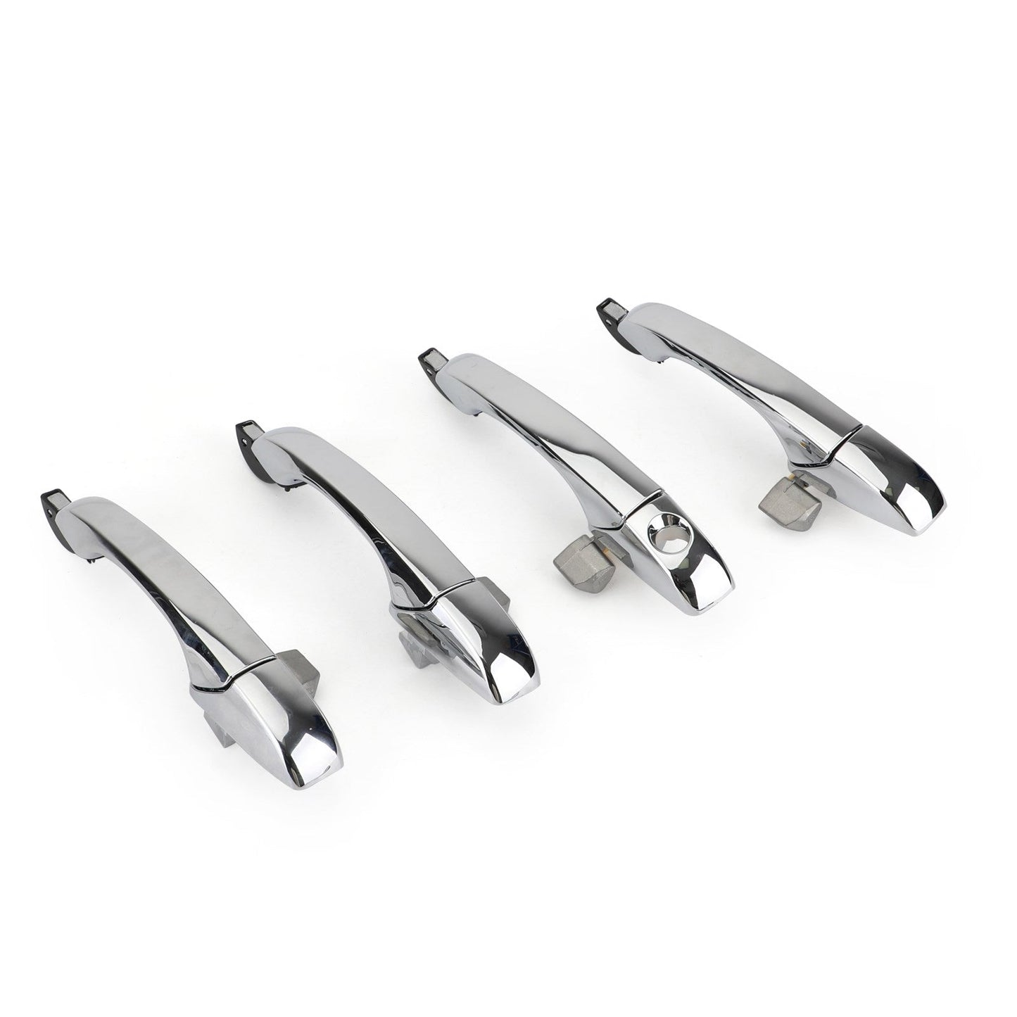 Lot de 4 poignées de porte extérieures chromées 4589009AH pour Chrysler 300/300C 2005-2010