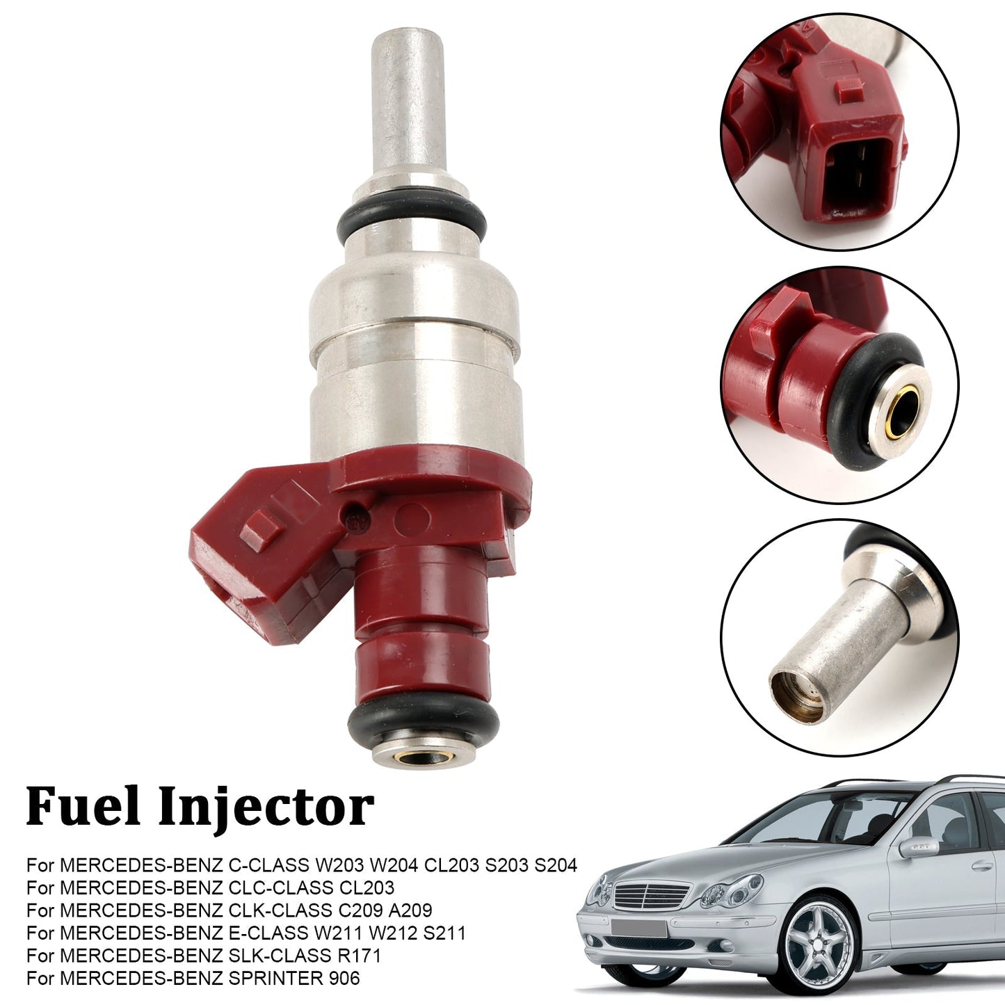 MERCEDES-BENZ C-CLASS W203 W204 CL203 S203 S204 1.8L Fuel Injector A2710780023 A2C59506219