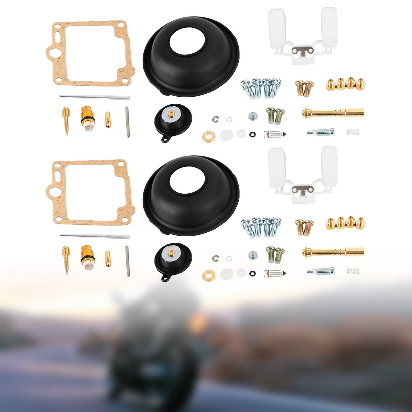 2X 1988-1998 Yamaha Virago XV750 Carburetor Carb Rebuild Repair Kit