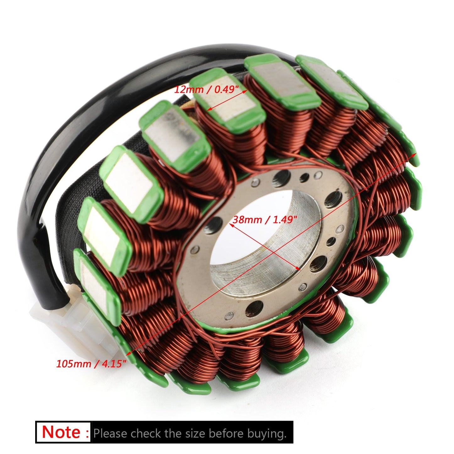 Bobine de stator 18 pôles pour Yamaha YZF R6 2003-2005 YZF R6S 2006-2009 5SL-81410-00