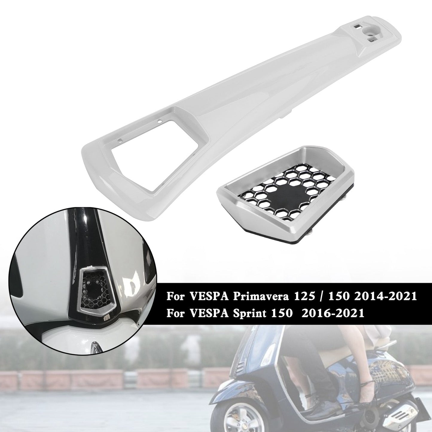 Carénage de couvercle de klaxon de direction pour VESPA Sprint Primavera 125/150 2014-2021