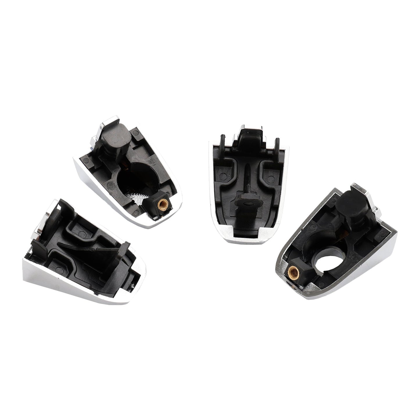 Poignées de porte extérieures chromées 4 pièces pour GMC Sierra 2500 HD 2015-2019 (sous-modèles : Base, Denali, SLE, SLT) 14575050