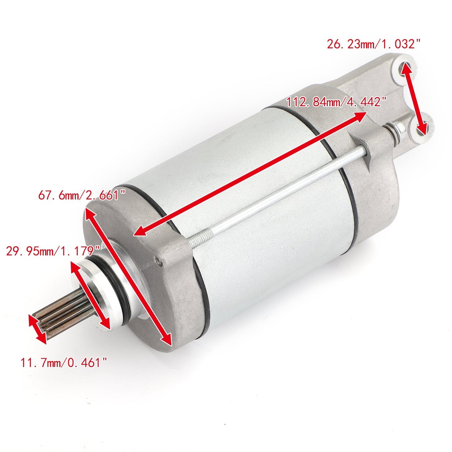 Démarreur neuf pour Honda 650 TRX650FA 680 TRX680FA Rincon Assosary (410-54065)