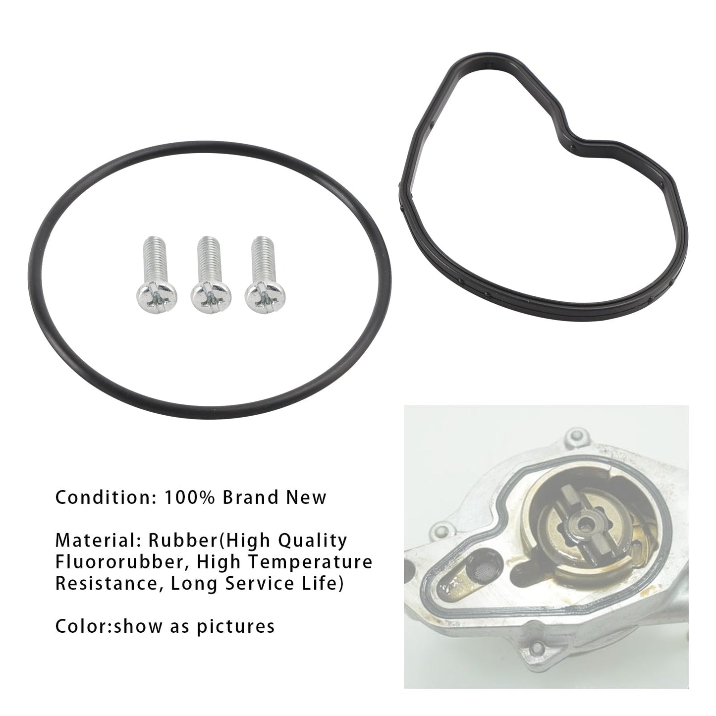 2003-2016 Saab Buick Brake Vacuum Pump O-Ring Seal Kit 55561100