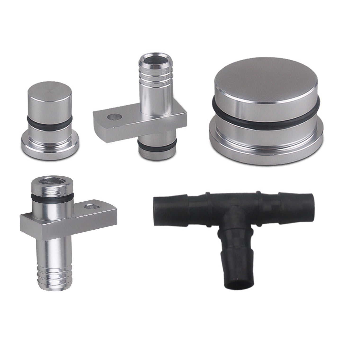 Kit de suppression de résonateur et de redirection PCV pour Duramax Diesel 6,6 L LLY LBZ LMM 2004.5-2010