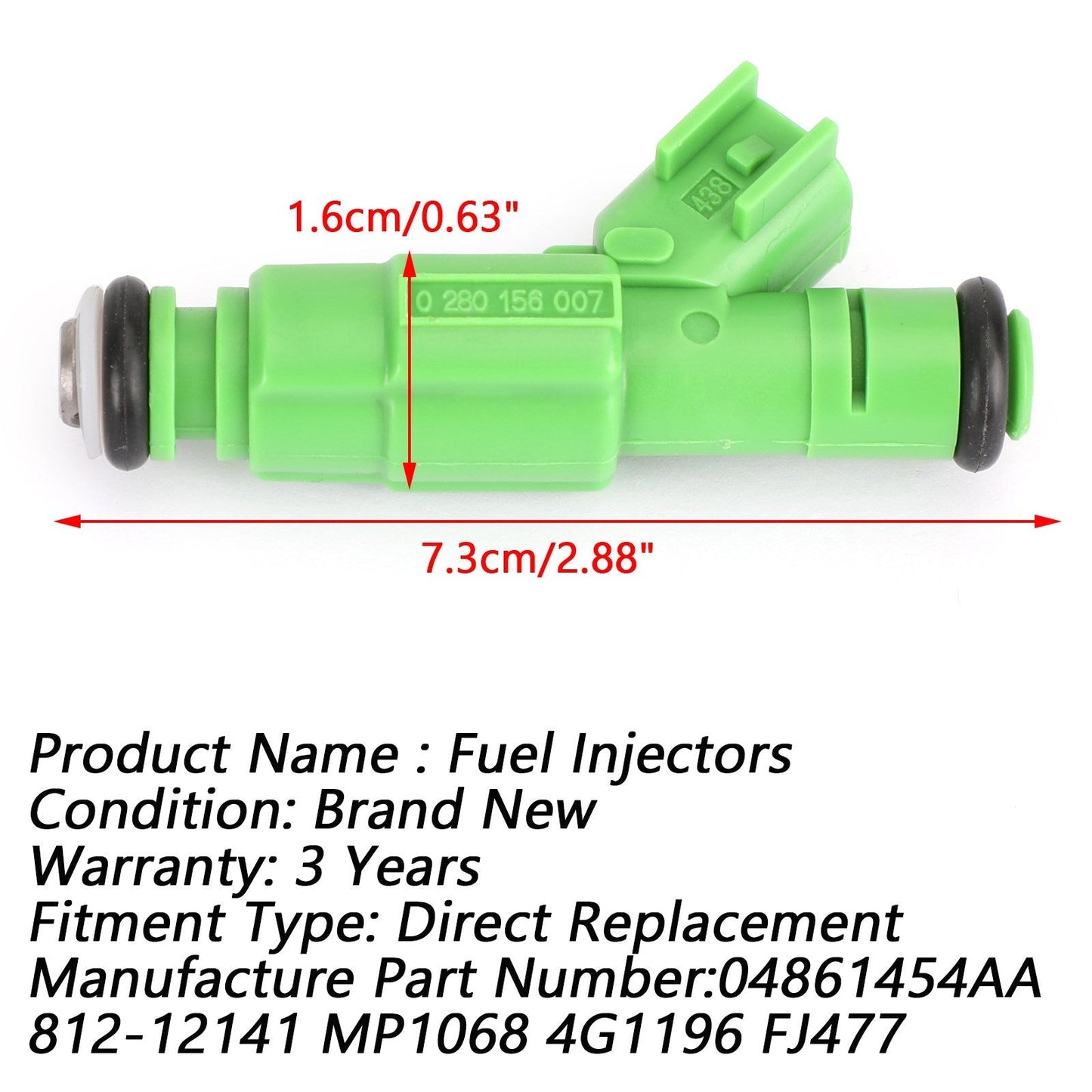 1 injecteur de carburant adapté au débit de carburant pour caravane 2001-2007 0280156007