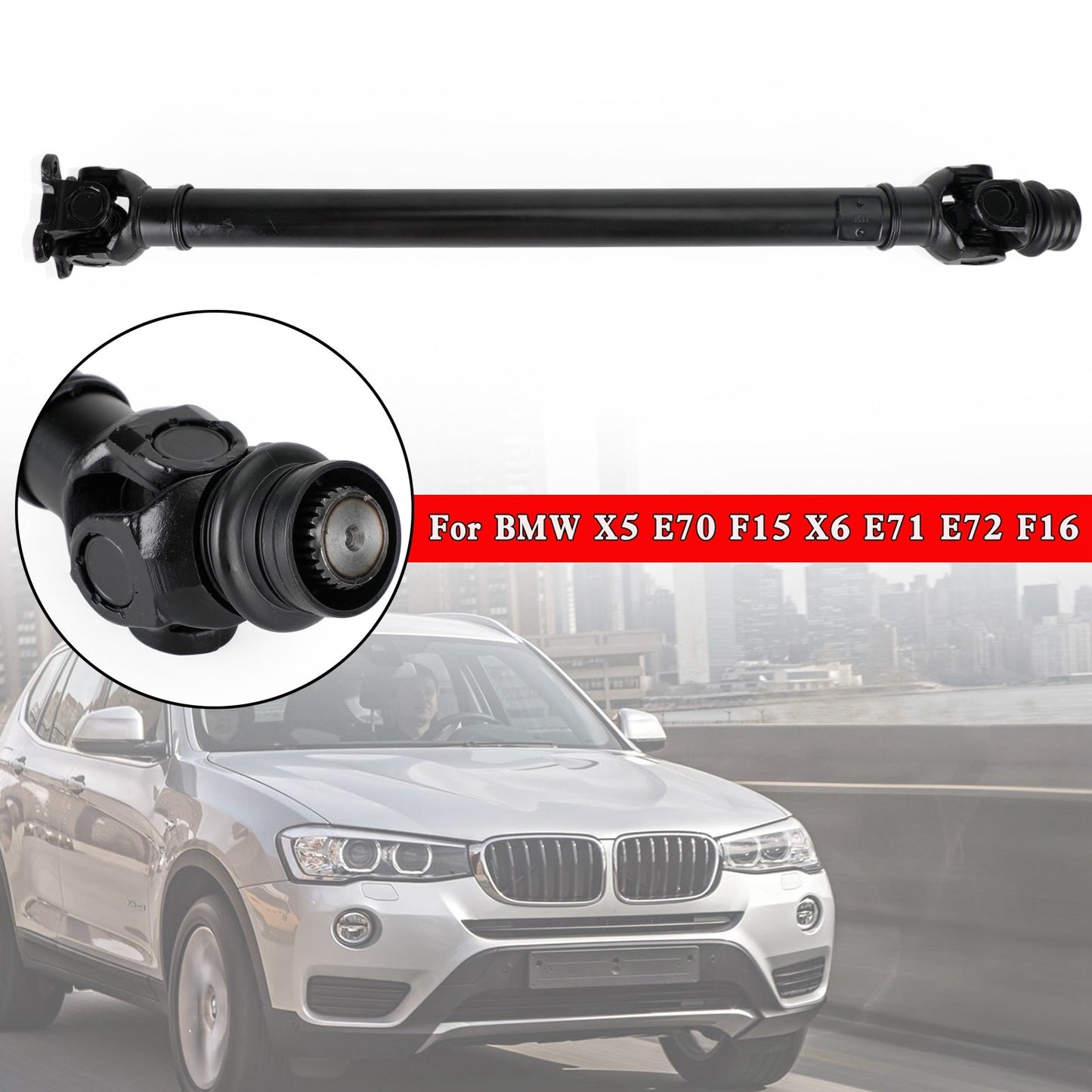 For BMW X6 F16 2014-2019 710mm Front Propshaft 26208605866 26207597649 Fedex Express