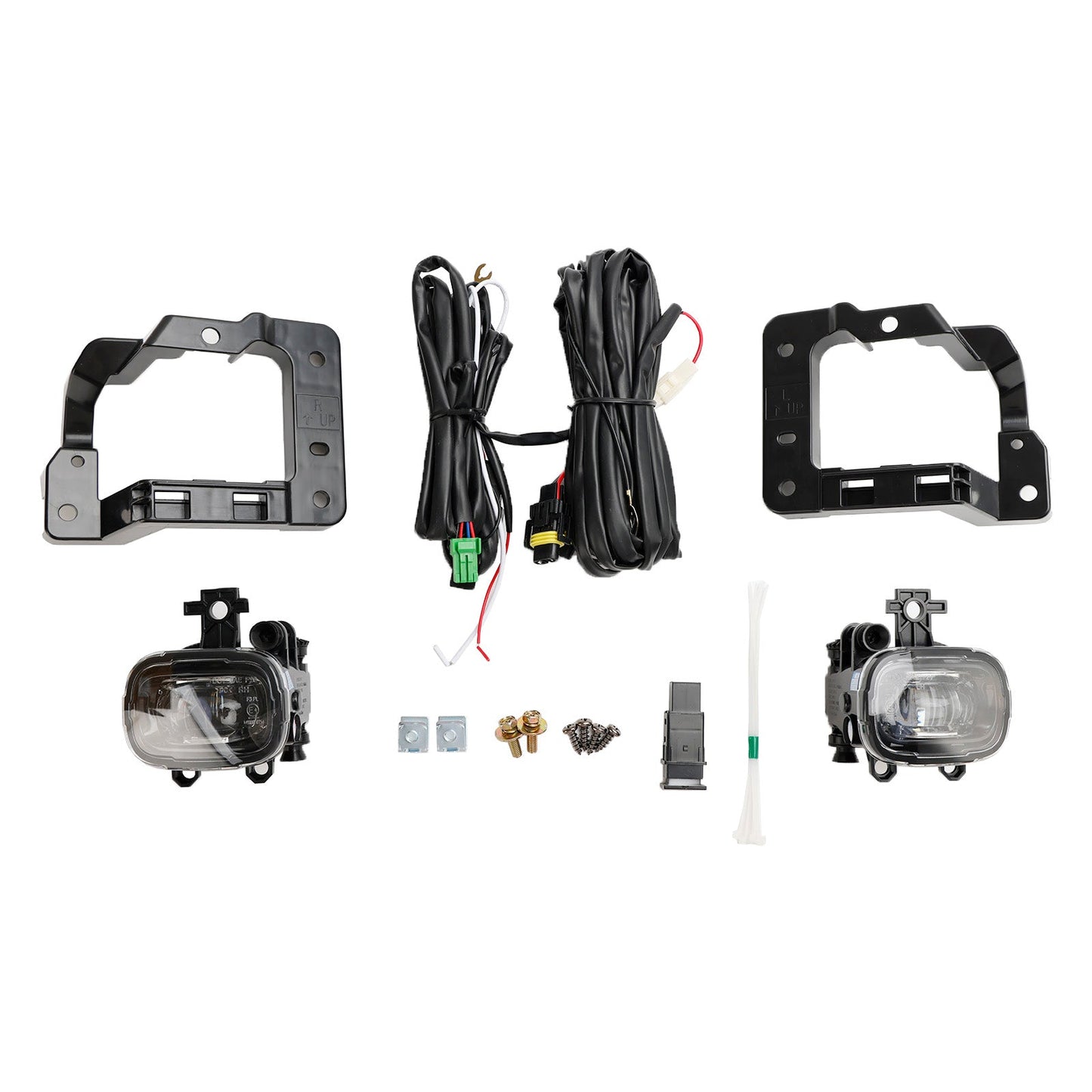 Phare antibrouillard LED pour pare-chocs avant Nissan Pathfinder 2023-2024 + cache + faisceau de câbles