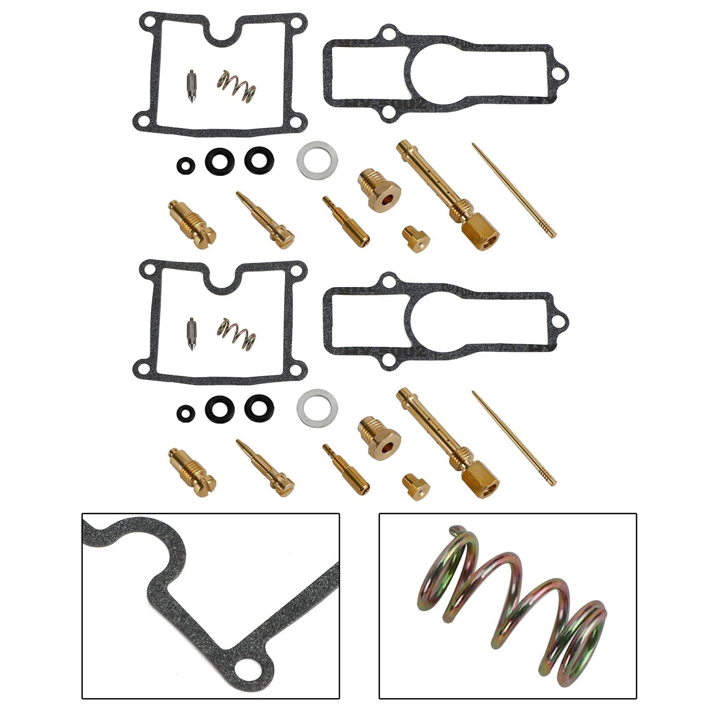 Kit de reconstruction de carburateur 2 pièces pour Kawasaki Z400, KZ400FX, KZ550, GPZ550, 1980-1983