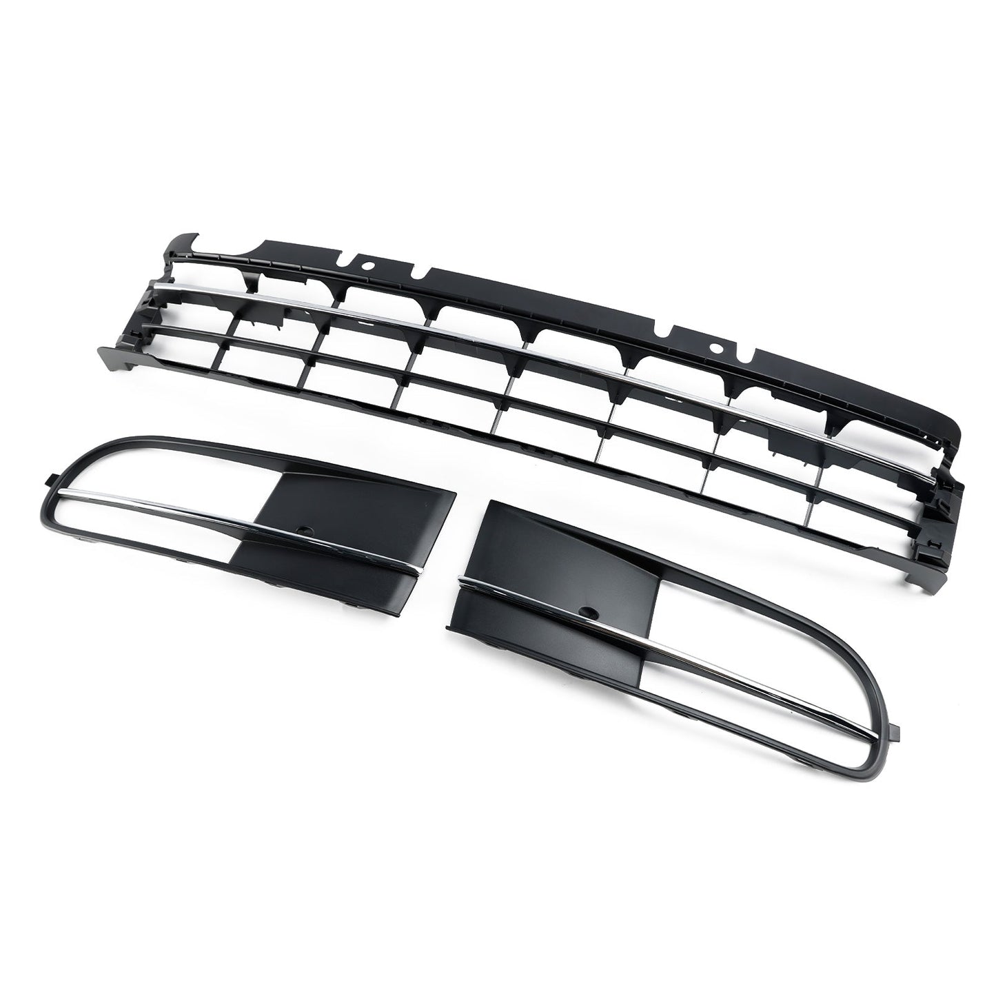 2012-2016 Volkswagen Beetle 5C Front Bumper Lower Grille + Fog Light Grill Generic