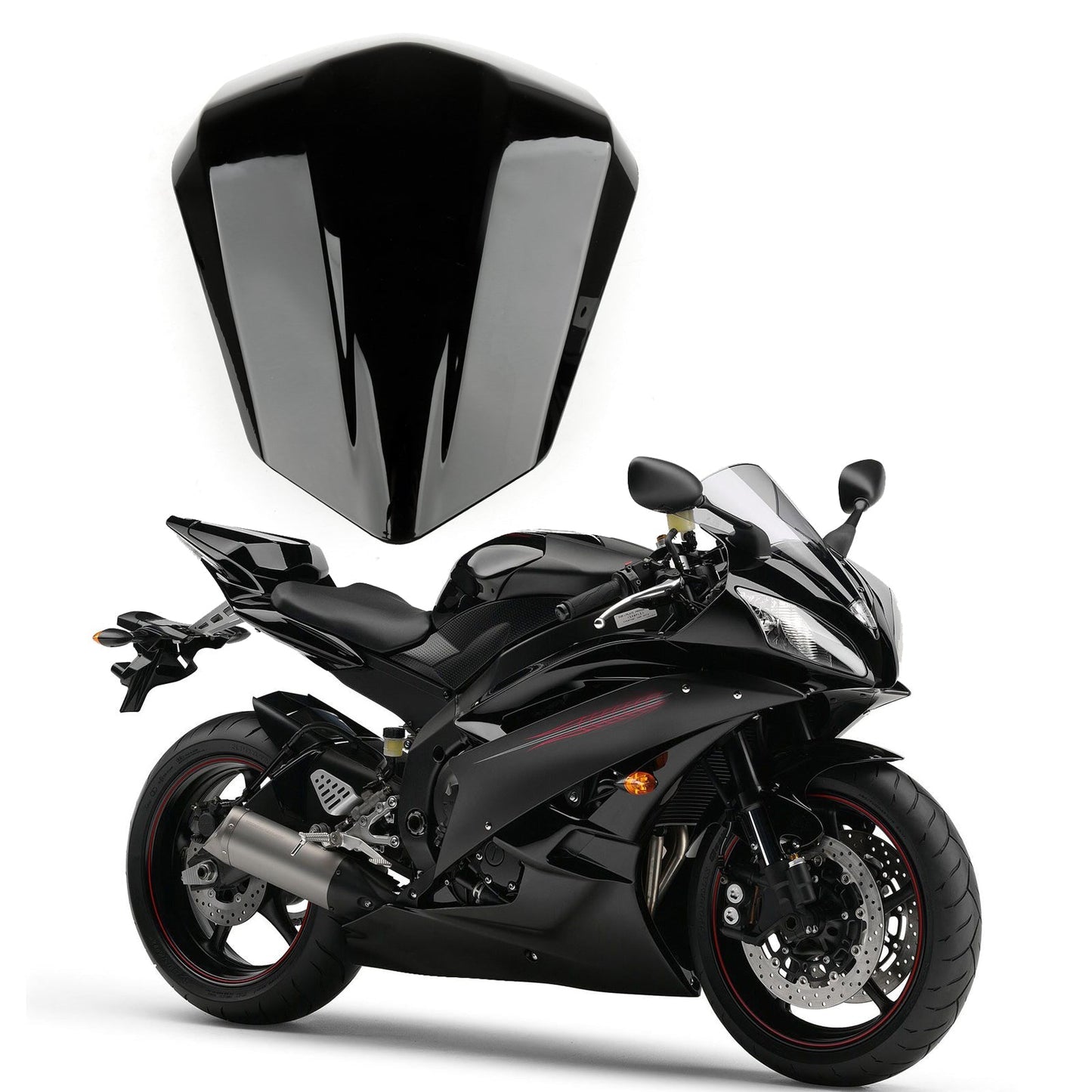 Cubierta del asiento trasero del carenado de la Yamaha R6 06-07