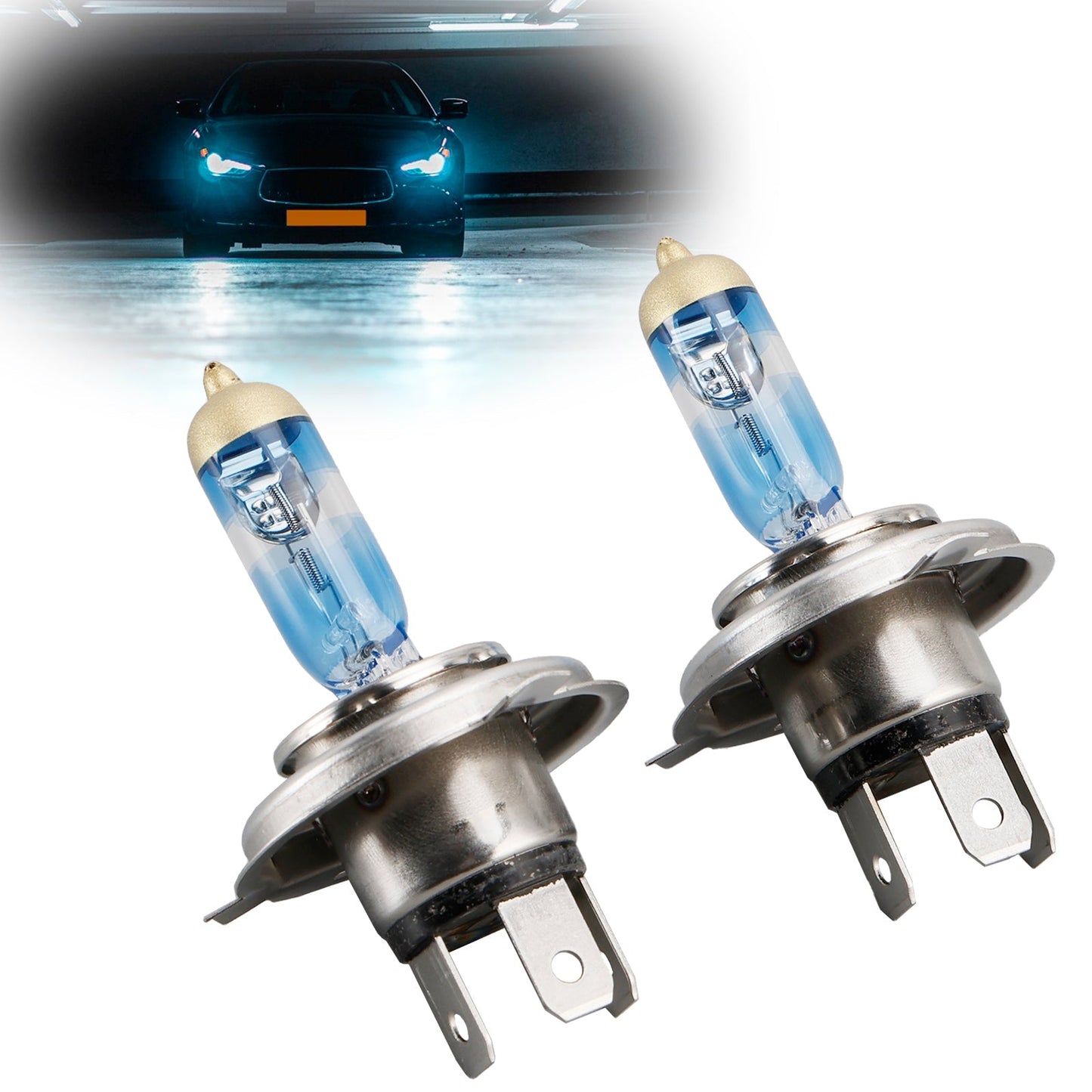 Lot de 2 ampoules de voiture OSRAM Night Breaker H4 12 V 60/55 W 64193NB220