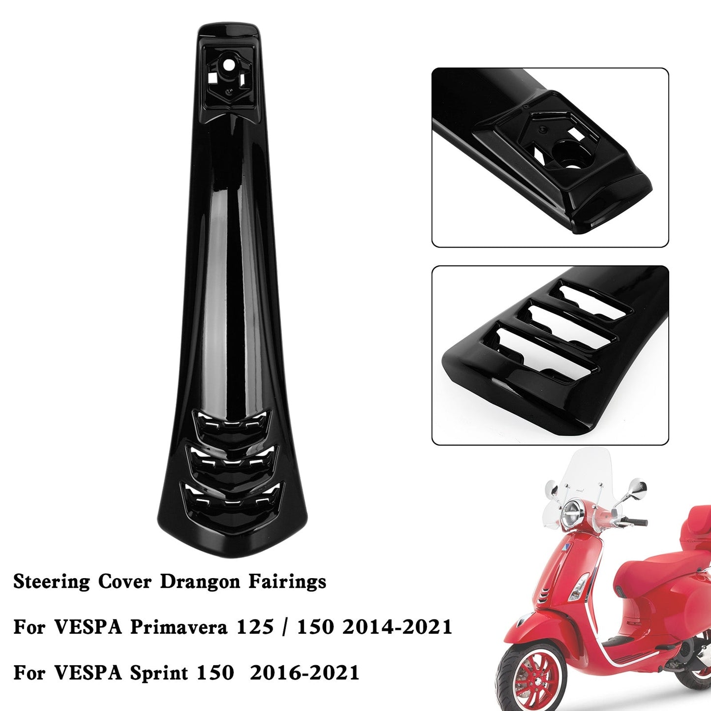 Carénage de couvercle de klaxon de direction pour VESPA Sprint Primavera 125/150 2014-2021