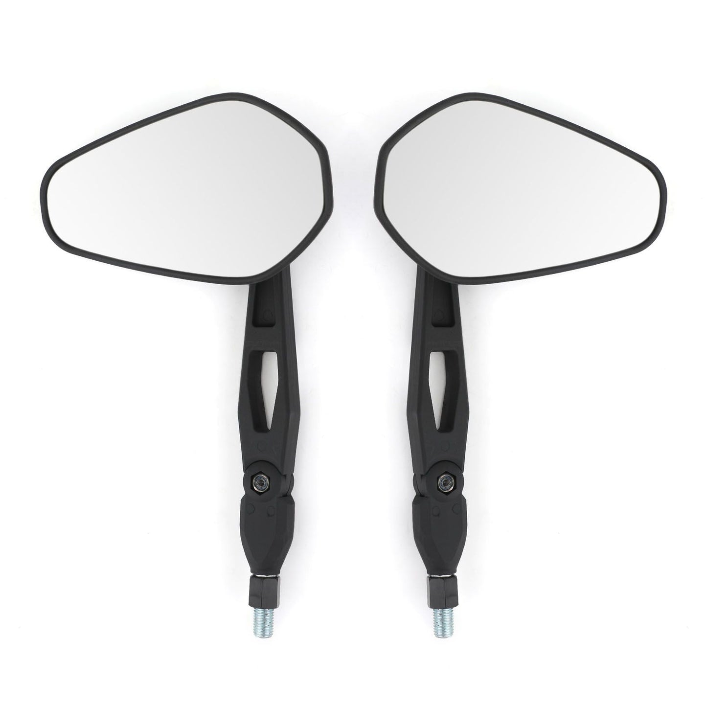 Paire de rétroviseurs universels M10 en nylon pour moto custom cruiser