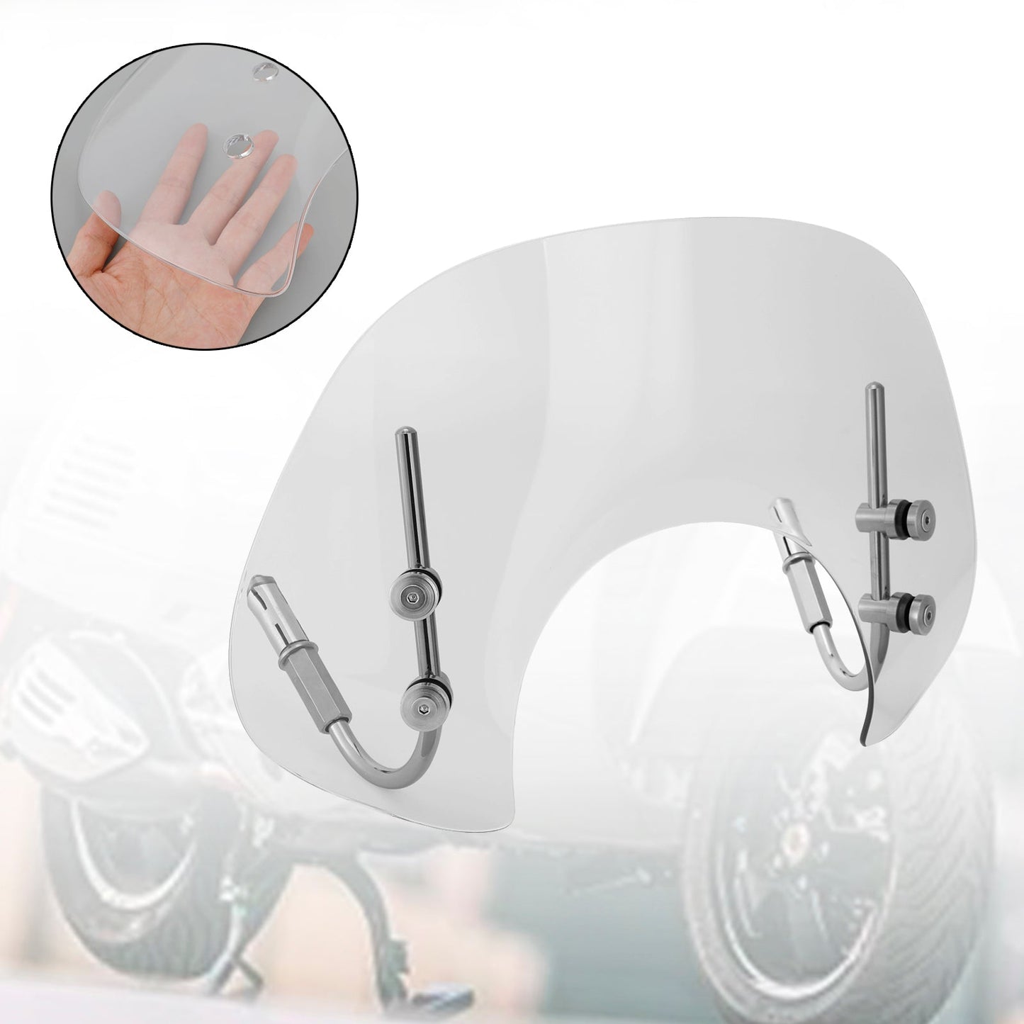 Pare-brise court pour Vespa GTS250 GTS300 2017-2022