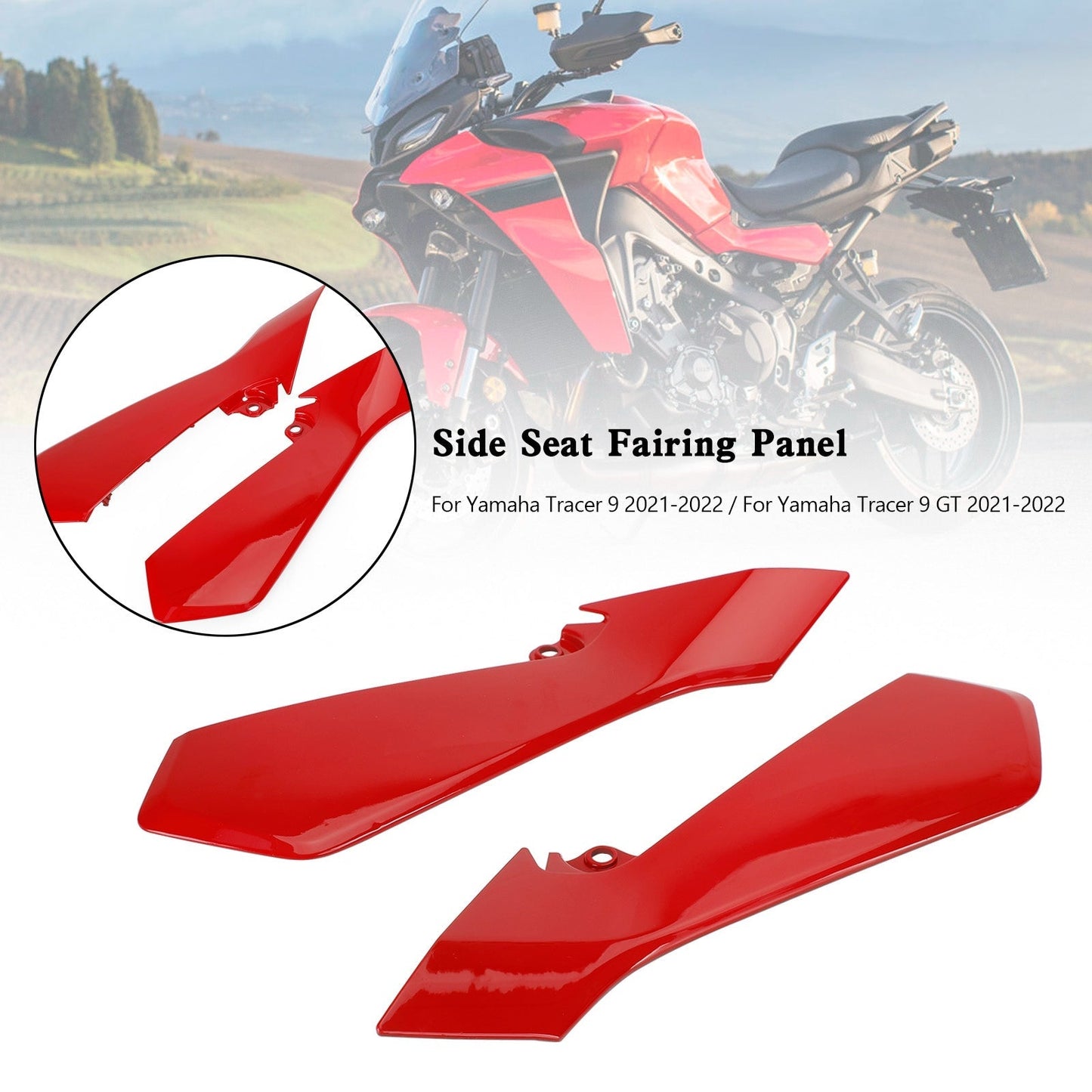Capot de carénage de siège arrière latéral pour Yamaha Tracer 9 GT 2021-2022