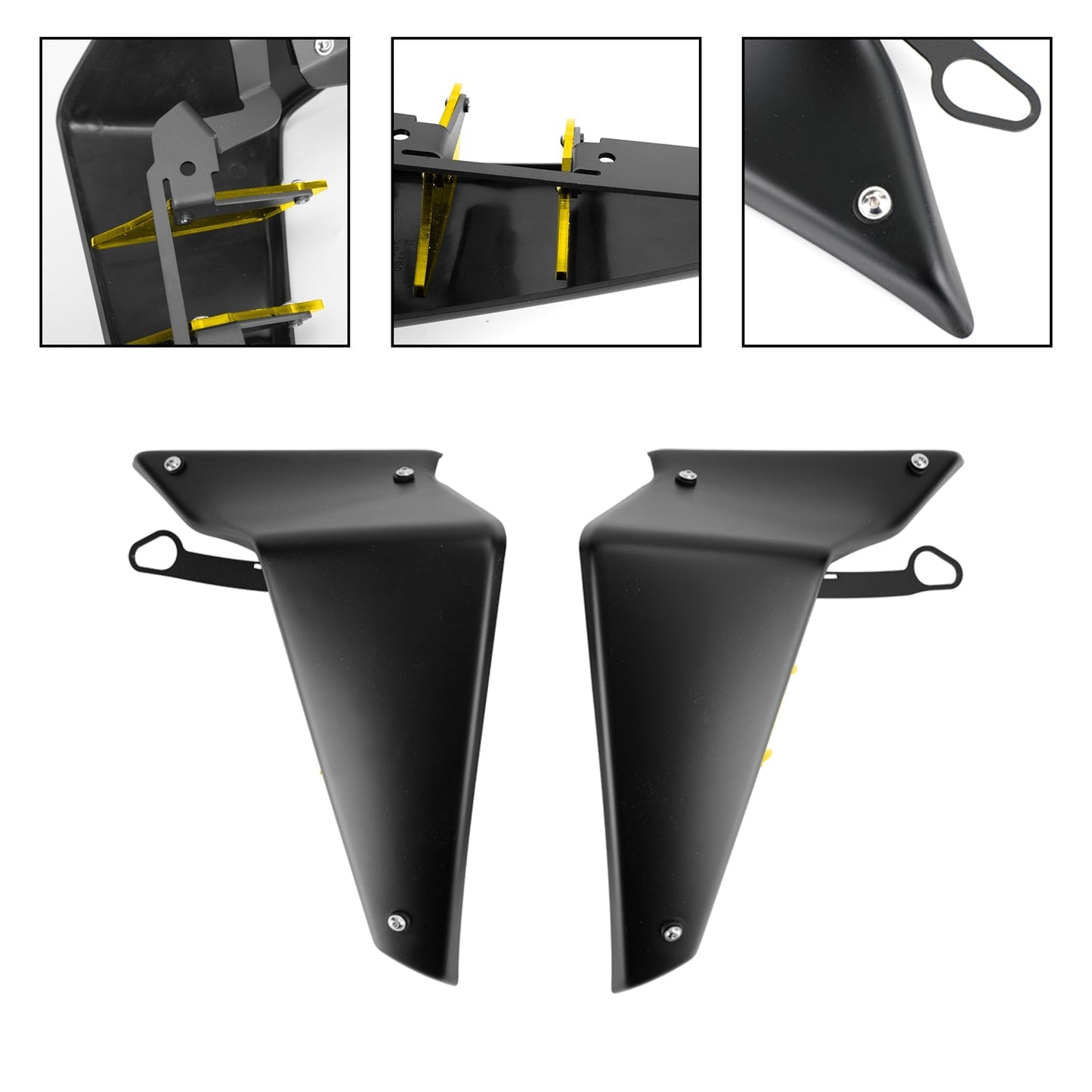 Déflecteurs d'ailes aérodynamiques latéraux pour YAMAHA MT-09 SP FZ09 2021-2022