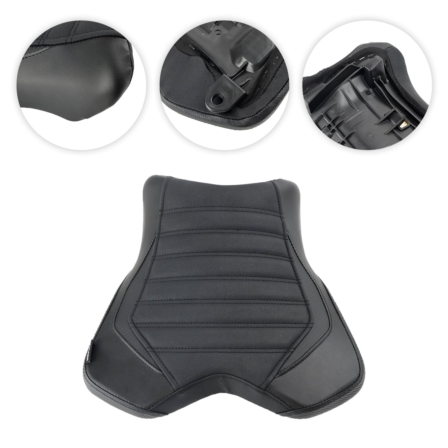 Asiento delantero para Yamaha YZF-R1 15-23, color rojo y amarillo