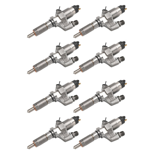 2001-2004.5 For GMC Sierra 2500HD 3500HD 6.6L LB7 Duramax Diesel 8PCS Fuel Injectors 0445120008 0986435502 97208074