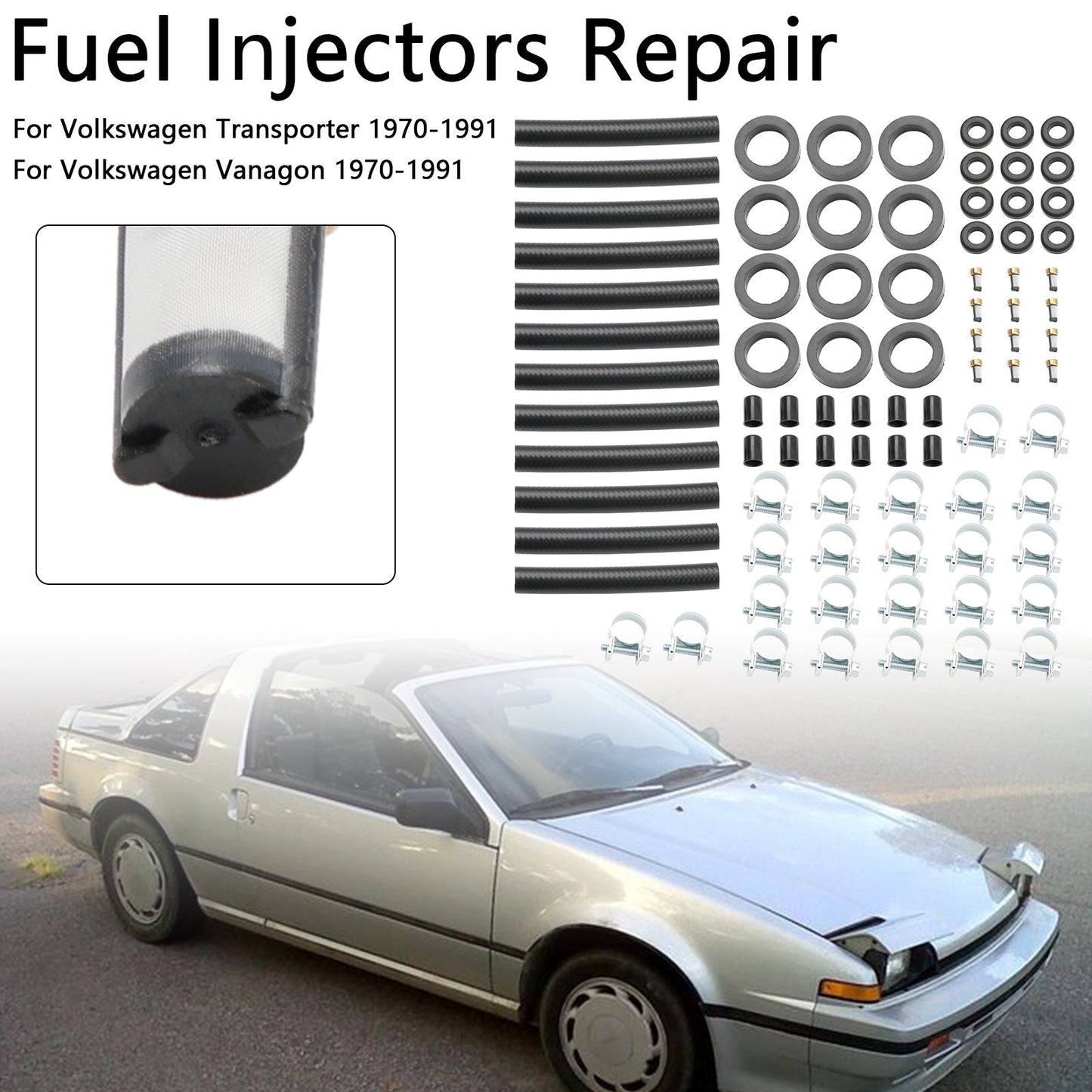 1970-1990 Subaru Loyale 12Pcs Fuel Injector Repair Kit
