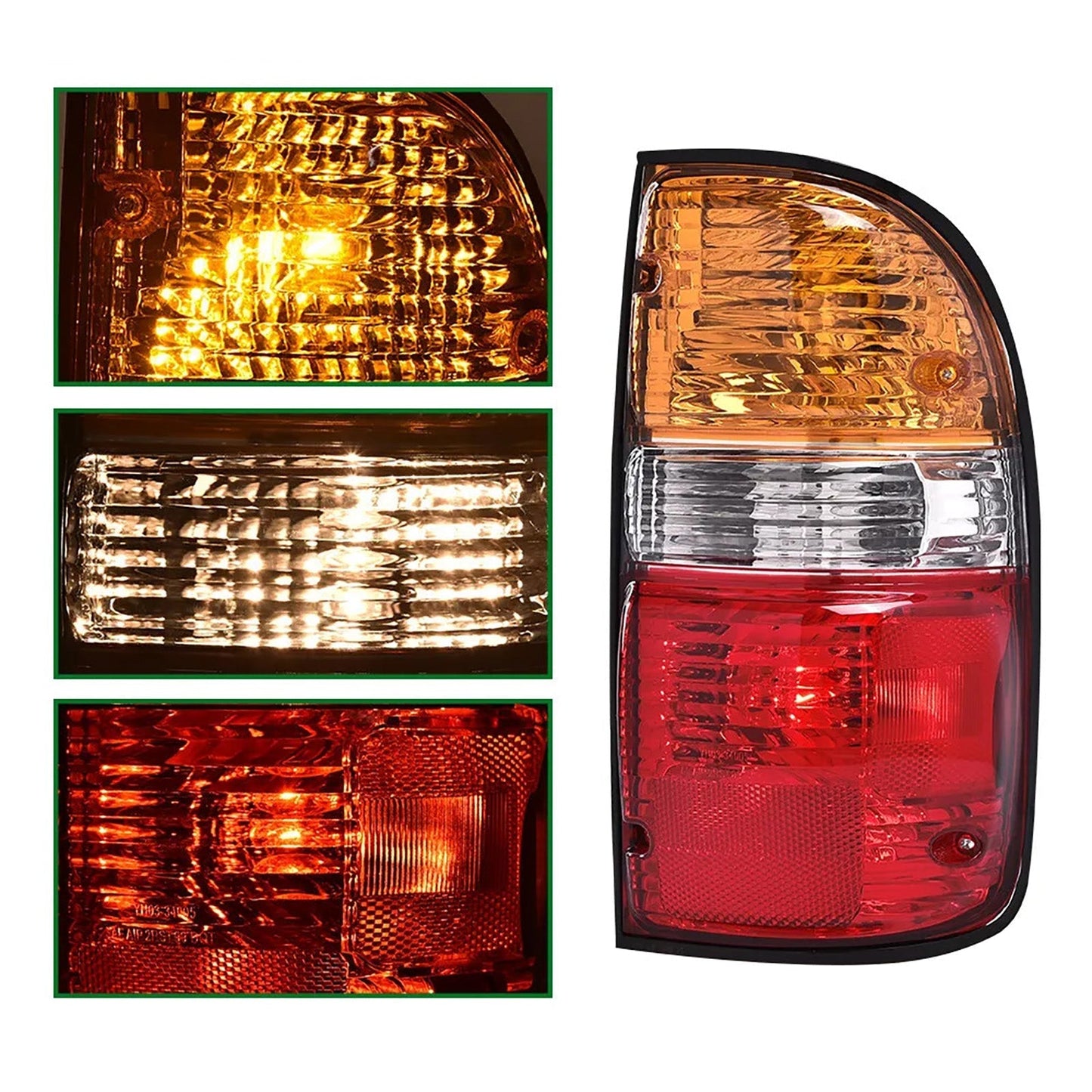Feux arrière pour Toyota Tacoma 2001-2004 avec ampoules, 2 pièces