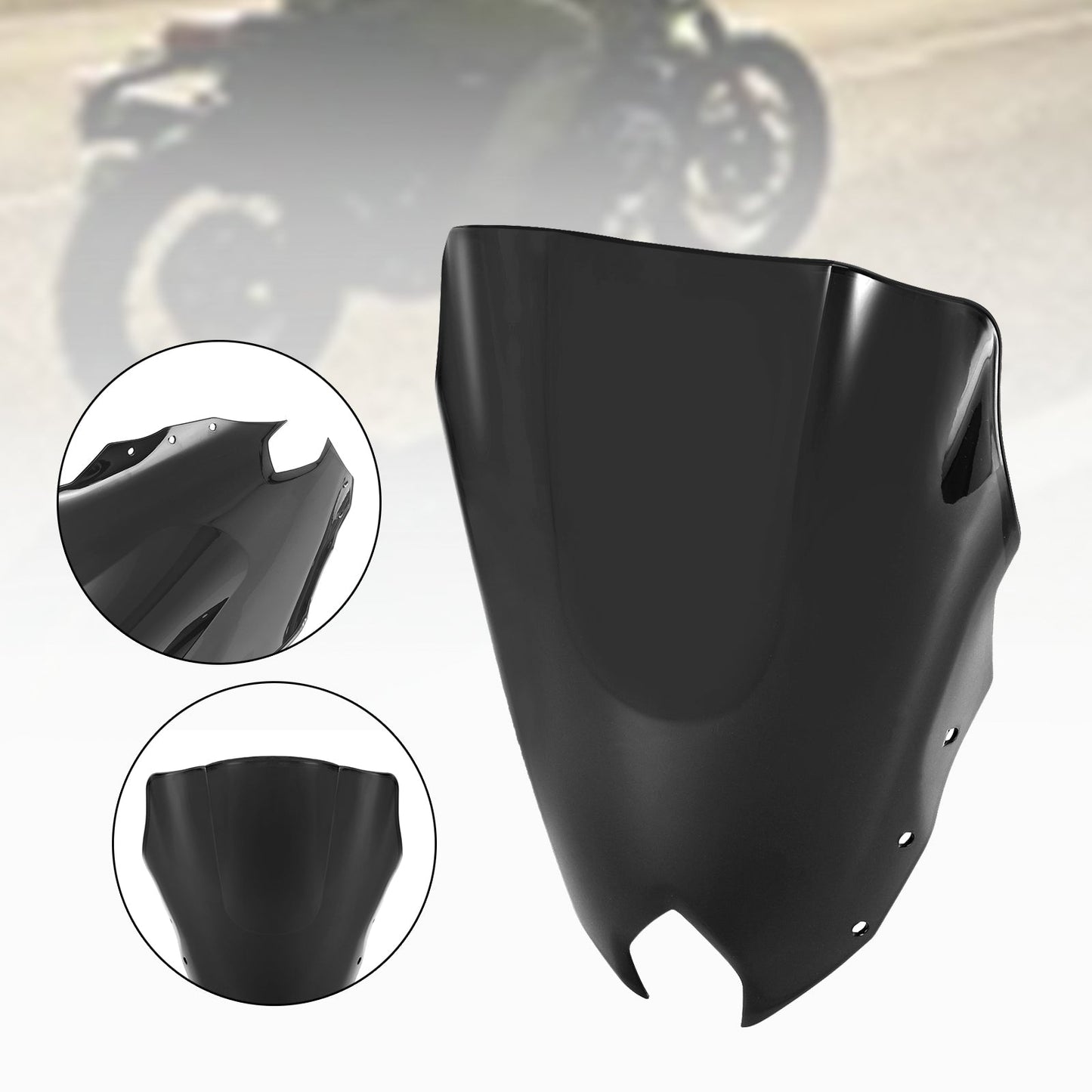Pare-brise de moto ABS pour Yamaha FZ6R FZ-6R FZS600 2009-2015