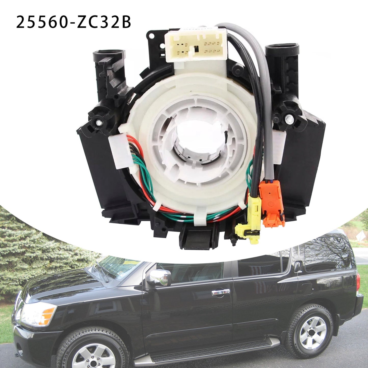 Nissan Armada V8 5.6L 2005-2015 255609GA8D Resorte de reloj 25560-ZC32B