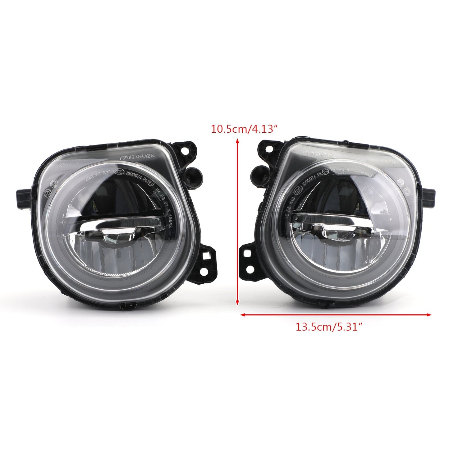 Paire de phares antibrouillard avant à LED gauche et droite pour BMW Série 5 F07 F10 F11 LCI 2014 2015 2016 63177311294 63177311293