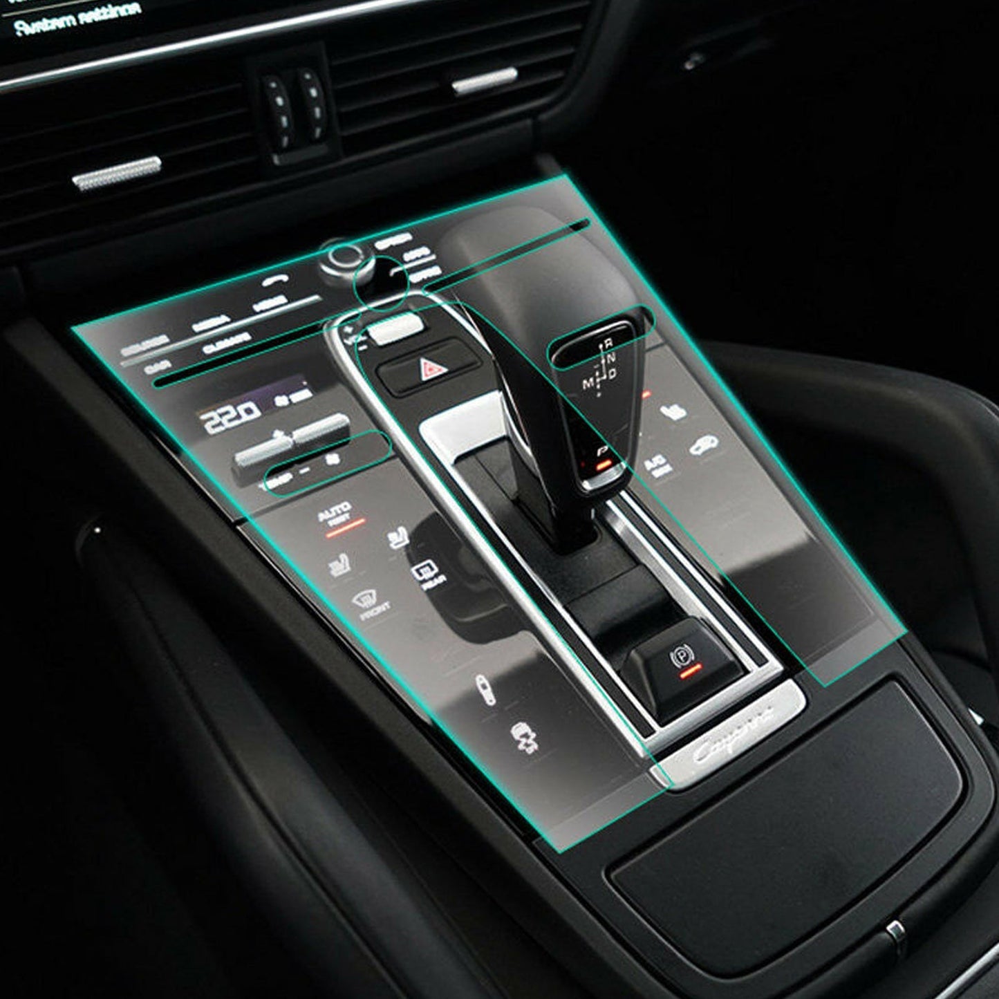 Film de protection d'écran en TPU pour navigation Porsche Cayenne 2.9T 3.0T 2018-2020