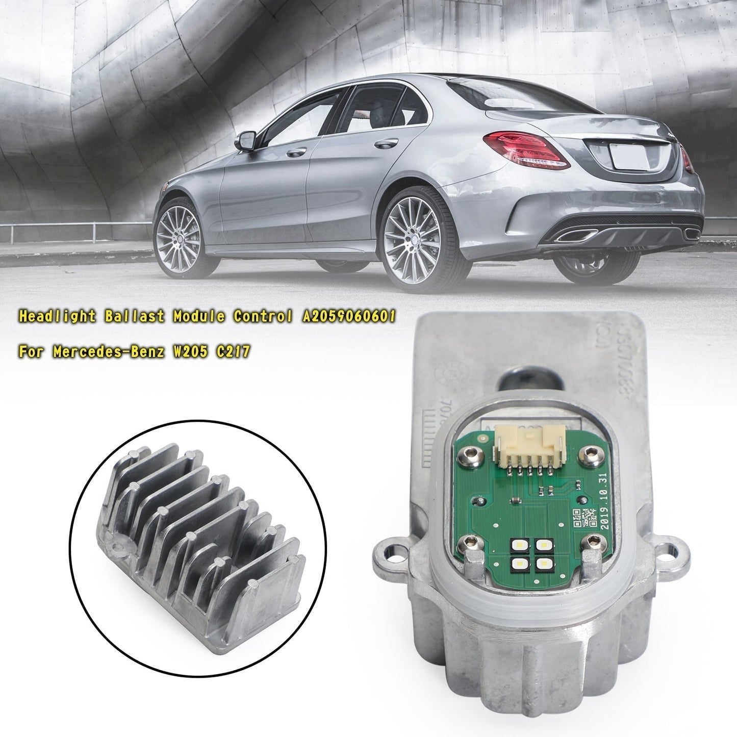 Module de contrôle de ballast de phare pour berline Benz C350e 2016-2018 1305715284 A2059060601