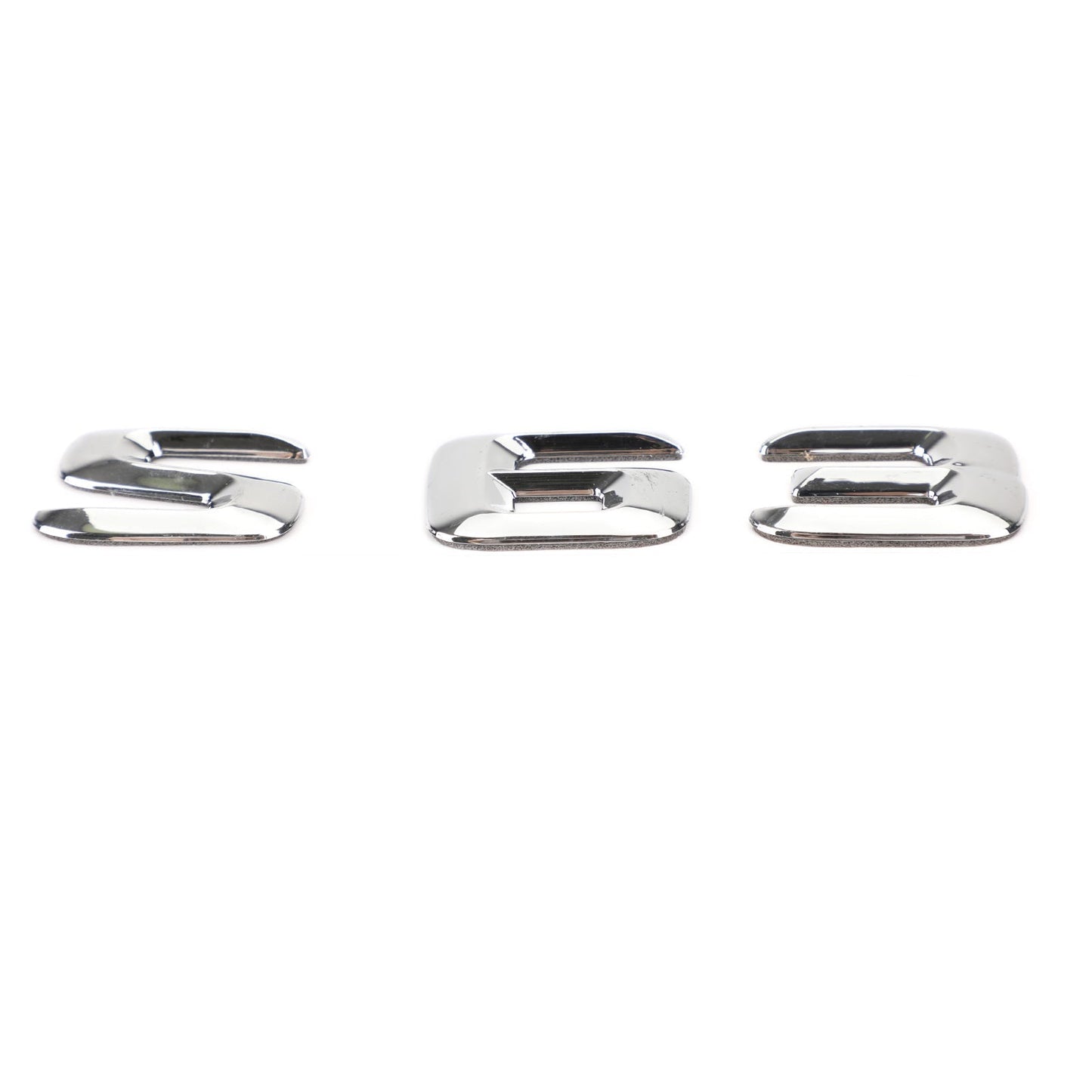 Emblème de coffre arrière, plaque signalétique, lettres et chiffres, compatible avec Mercedes S63, chromé