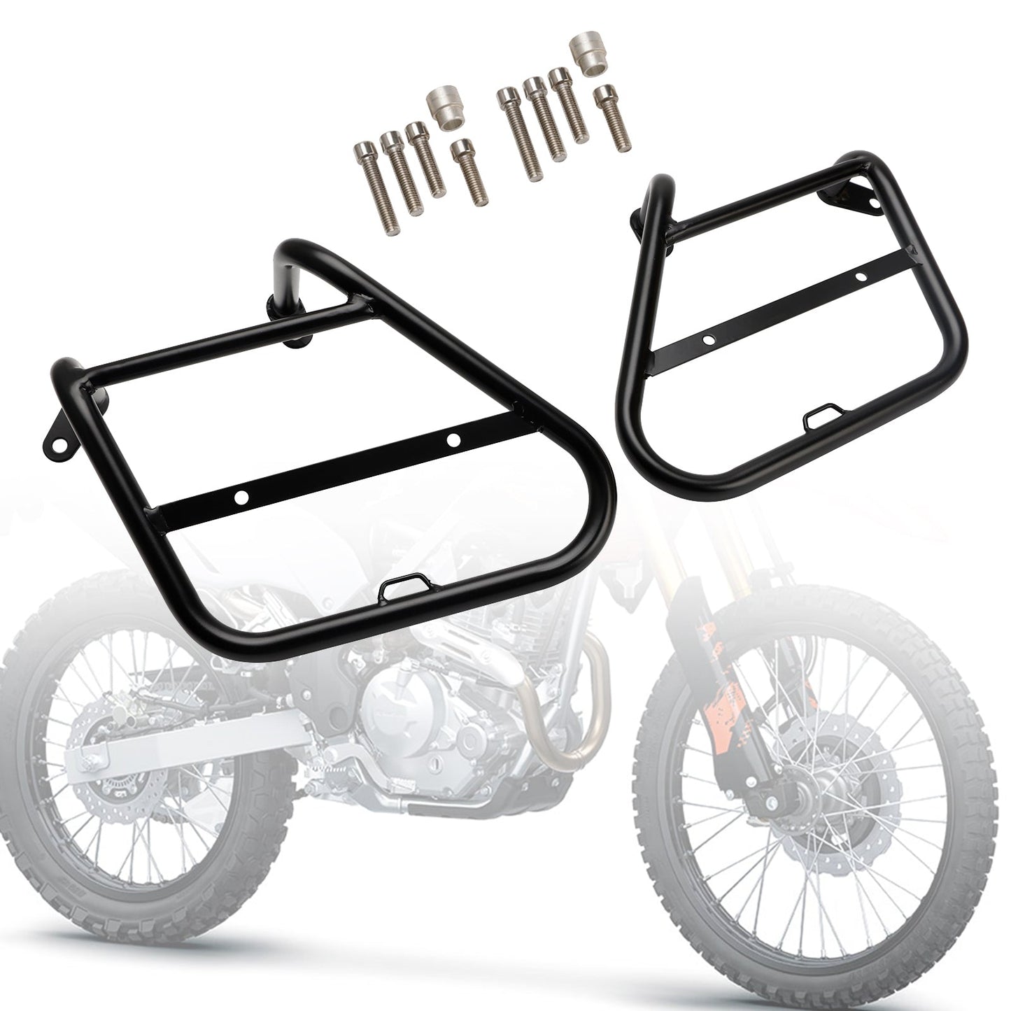 Support de sacoche pour Kawasaki KLX230 20-23 et KLX230R 21-23, droit