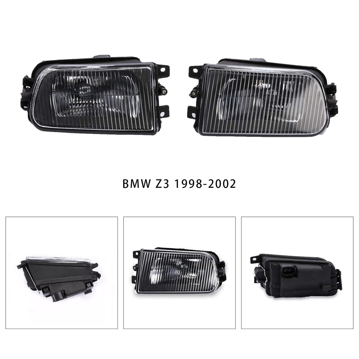 Par de faros antiniebla delanteros para BMW Z3 (1998-2002) sin bombillas 63178360575 63178381977