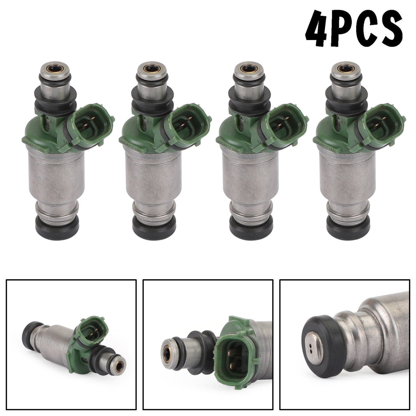 4 inyectores de combustible 23250-74100 compatibles con Toyota Solara 1992-2000 2.0 2.2 FJ295