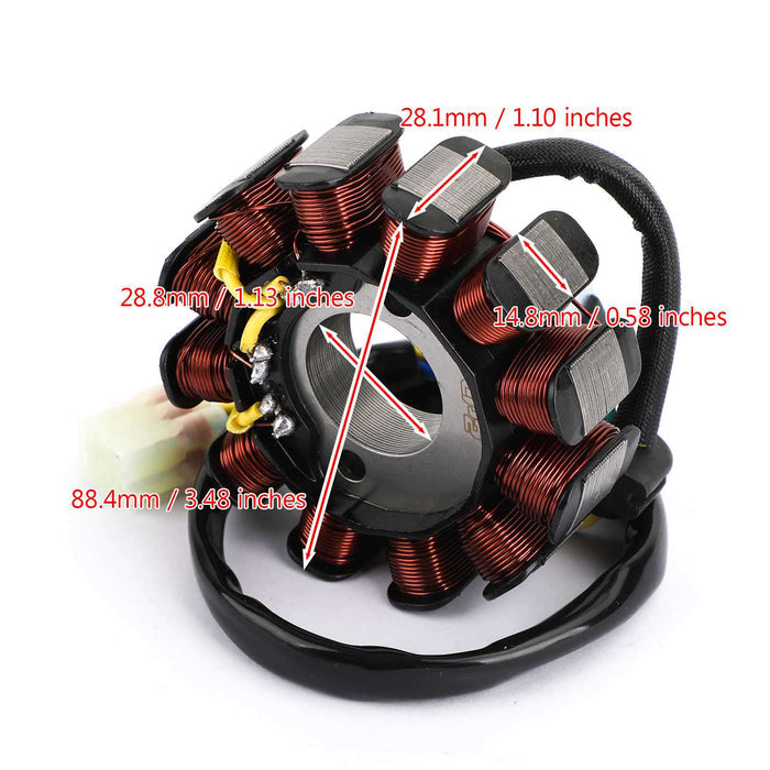 Stator d'alternateur n° 0455121 pour Polaris Outlaw 110 Sportsman 110 2016-2020