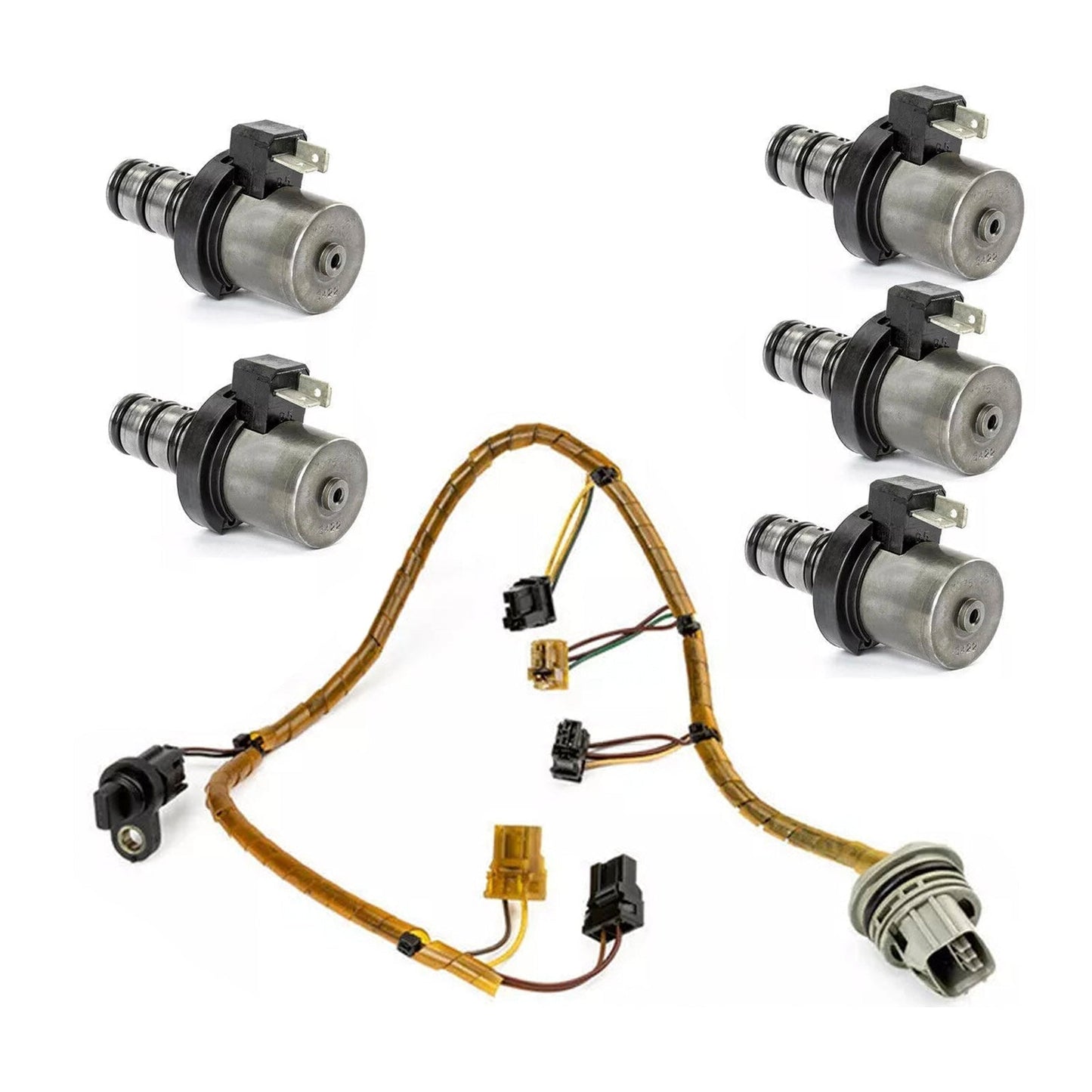 Kit de solenoide de cambio de transmisión Mitsubishi Carisma 1.8L (2000-2003) con arnés F4A41 F4A42
