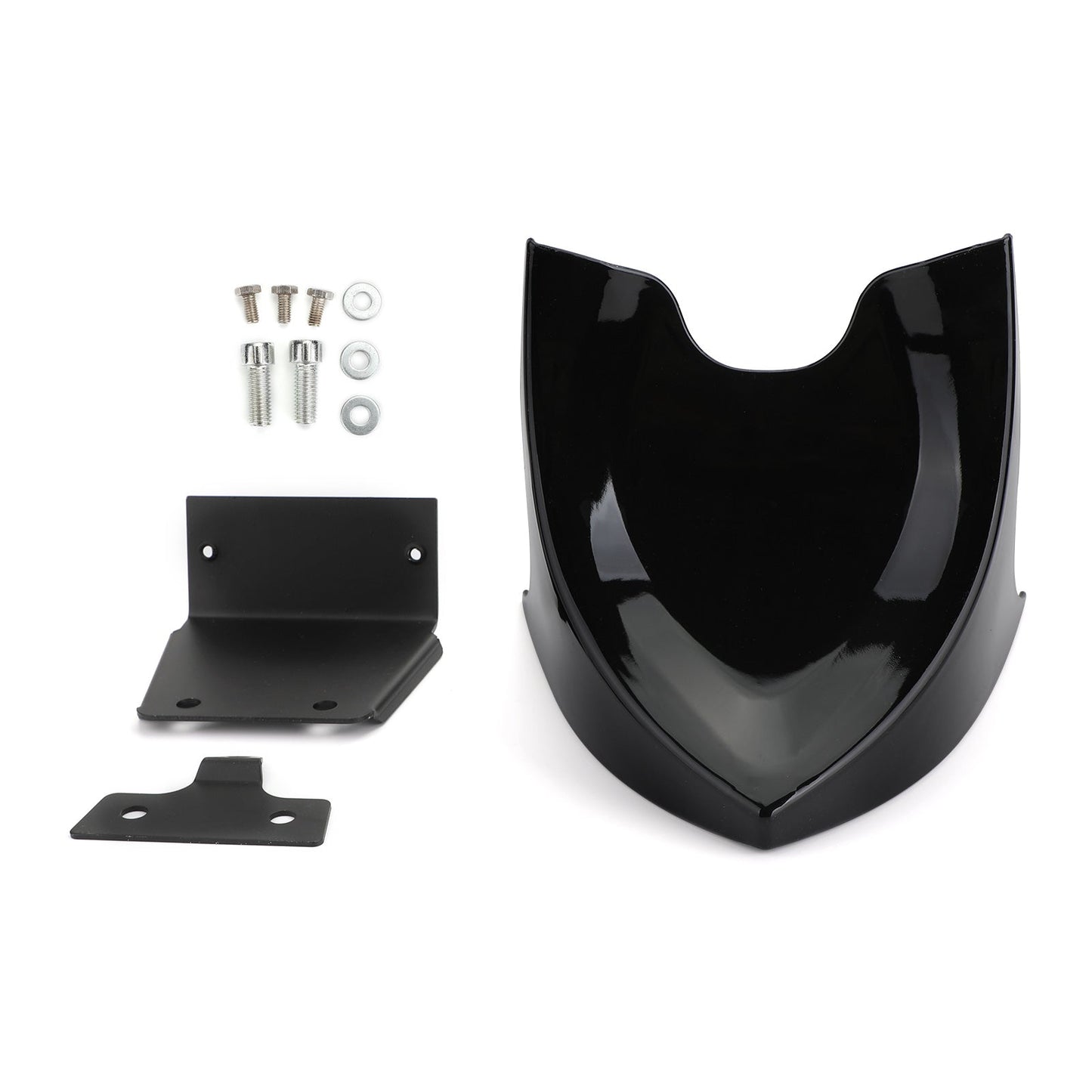 04-19 Sportster XL883 XL1200 48 72 Becquet de menton avant Carénage de barrage d'air MBlack