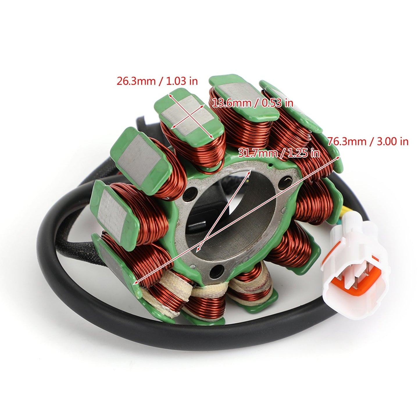 Bobine de stator de générateur de magnéto Suzuki, compatible avec les modèles RMZ450 (2013-2018) et RMZ250 (2014-2017)