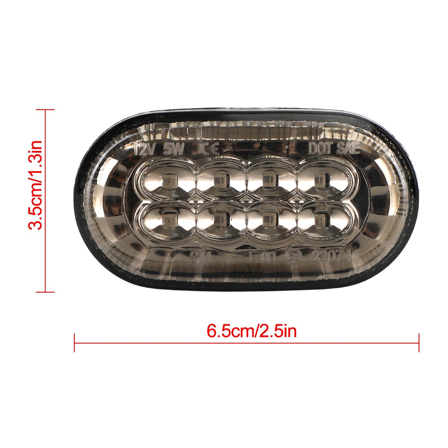 Paire de feux de position latéraux et clignotants fumés pour Suzuki Jimny JB64 JB74
