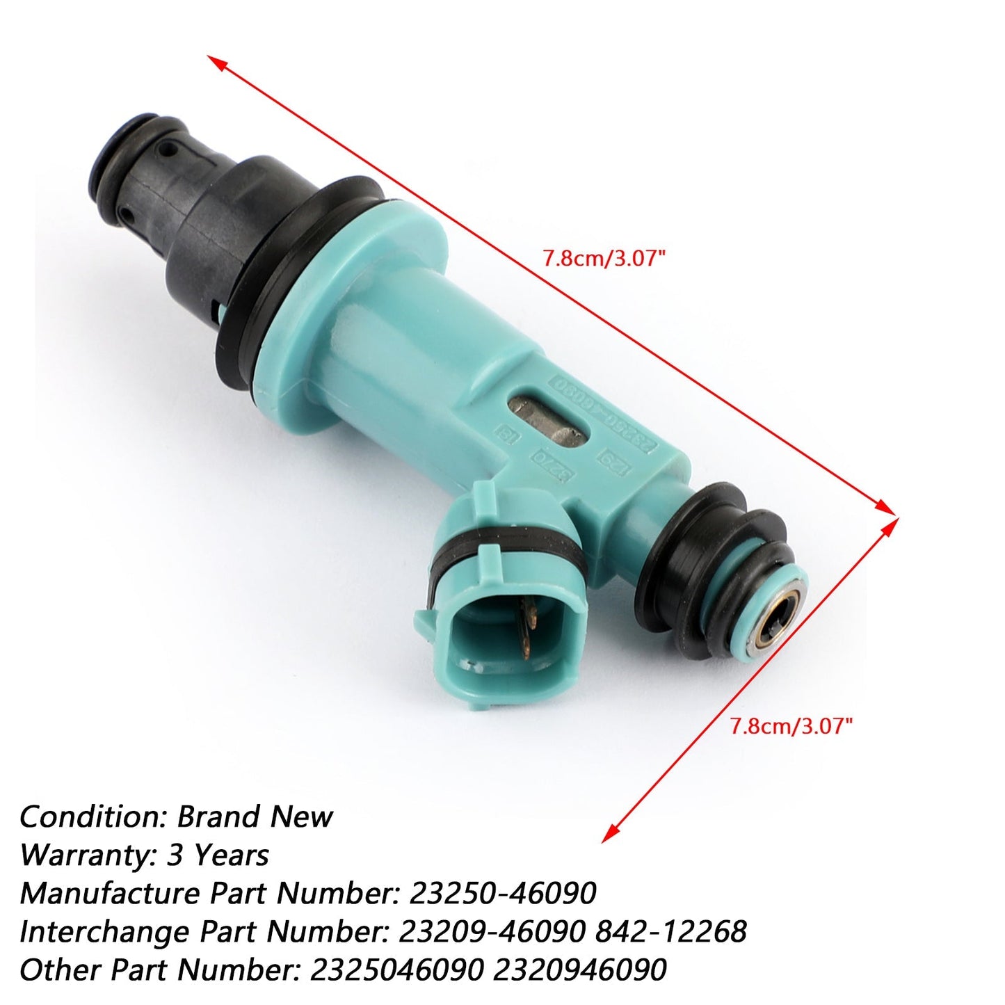 6PCS Fuel Injectors 23250-46090 842-12268 Fit Toyota Supra 1998-05 Fit Lexus GS300 IS300