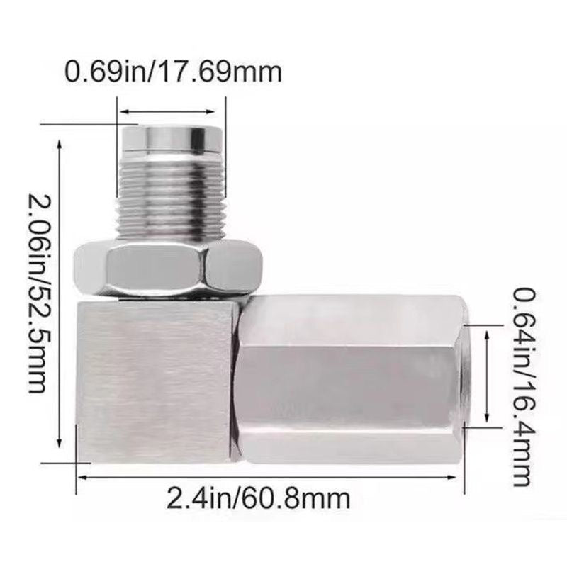 Mini Catalytic Converter Adapter Solve O2 Sensor Issues P0420 CEL Light