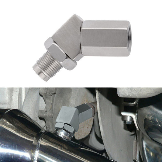 135 Degree O2 Sensor Adapter M18X1.5 Fix P0420&P0421 Codes Mini Catalytic Converter Adapter CEL Light
