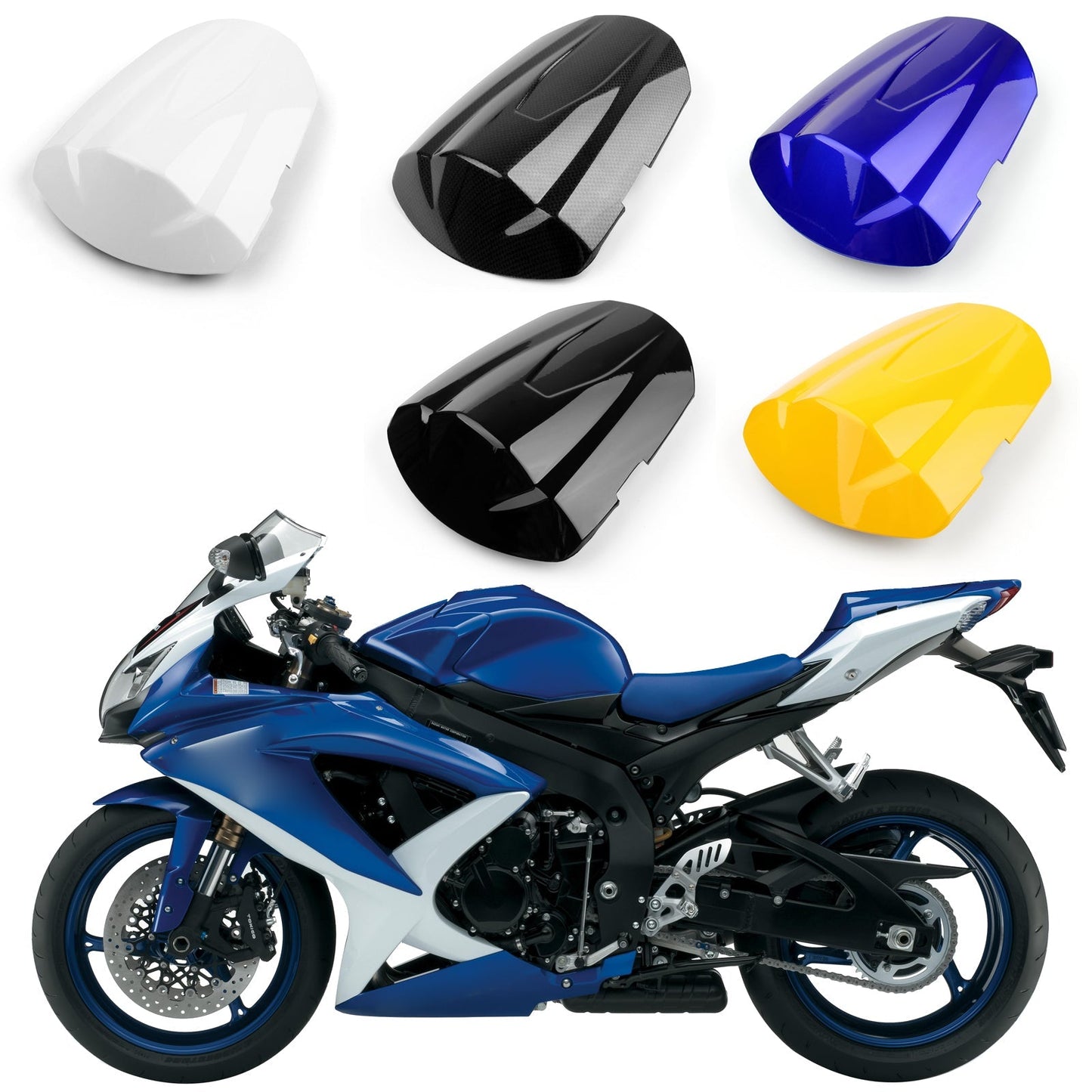 Capot de selle arrière pour Suzuki GSXR600 GSXR750 K8 2008-2009