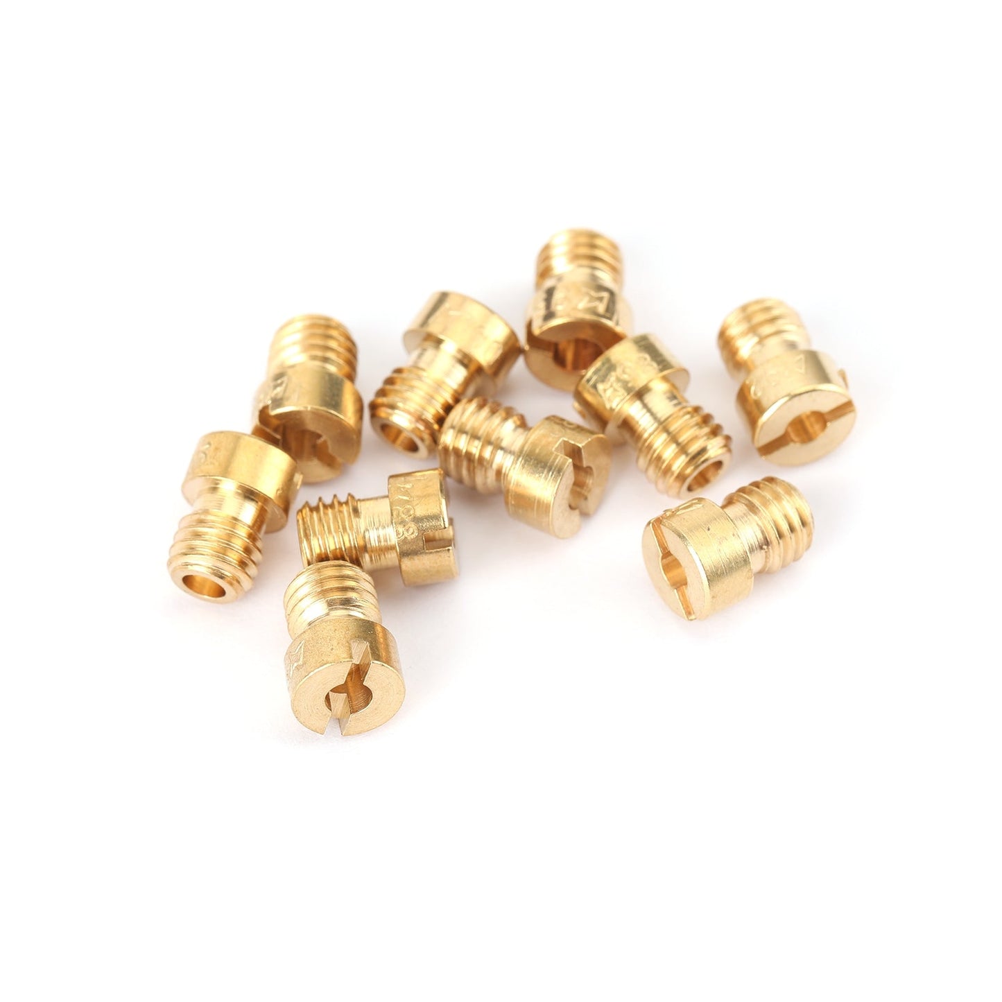 Carburateur GY6 PZ19 pour moto et scooter, lot de 10, gicleur principal à tête ronde 5 mm, 82-105