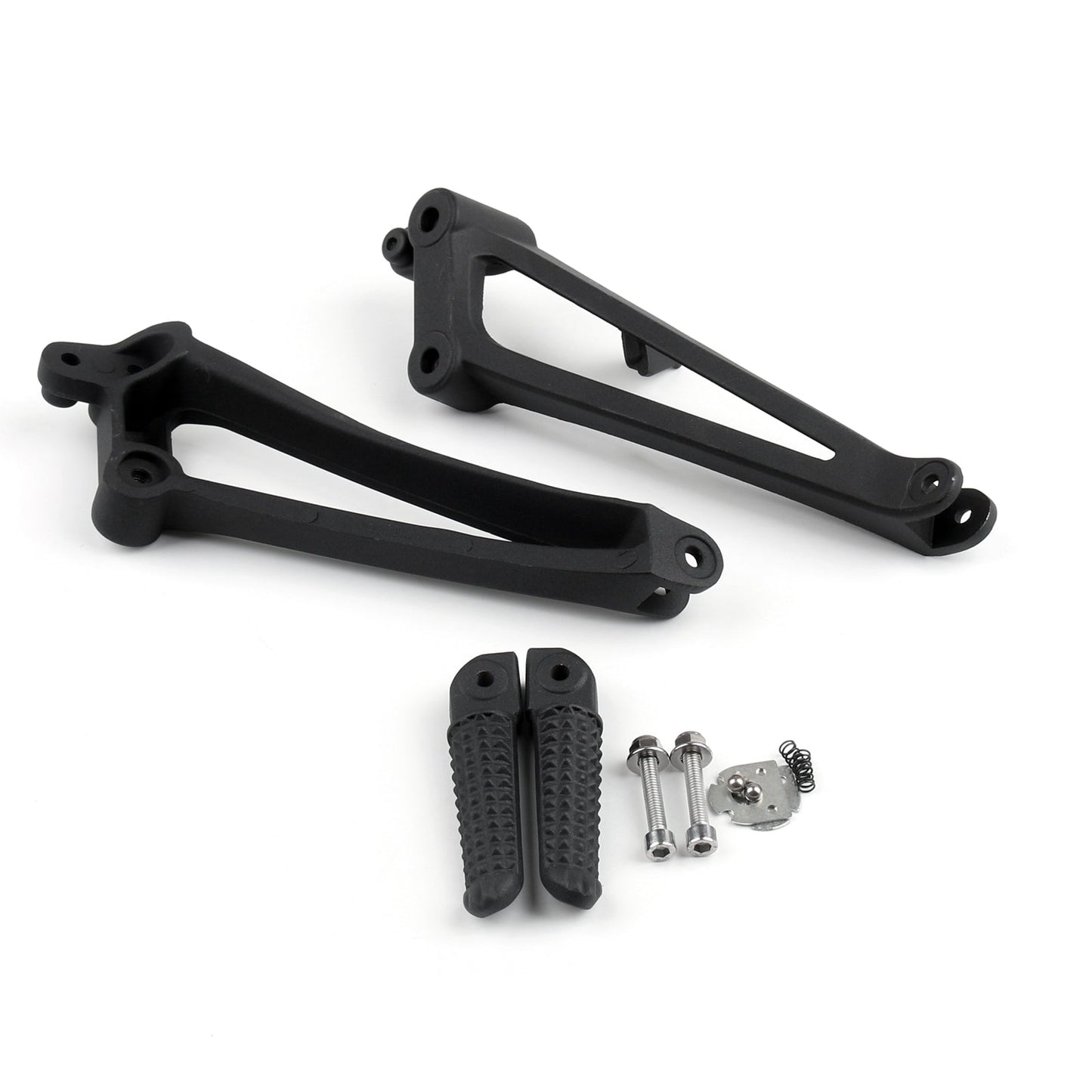 Repose-pieds arrière pour passager, compatibles avec Yamaha YZF R1 2009-2011, noir