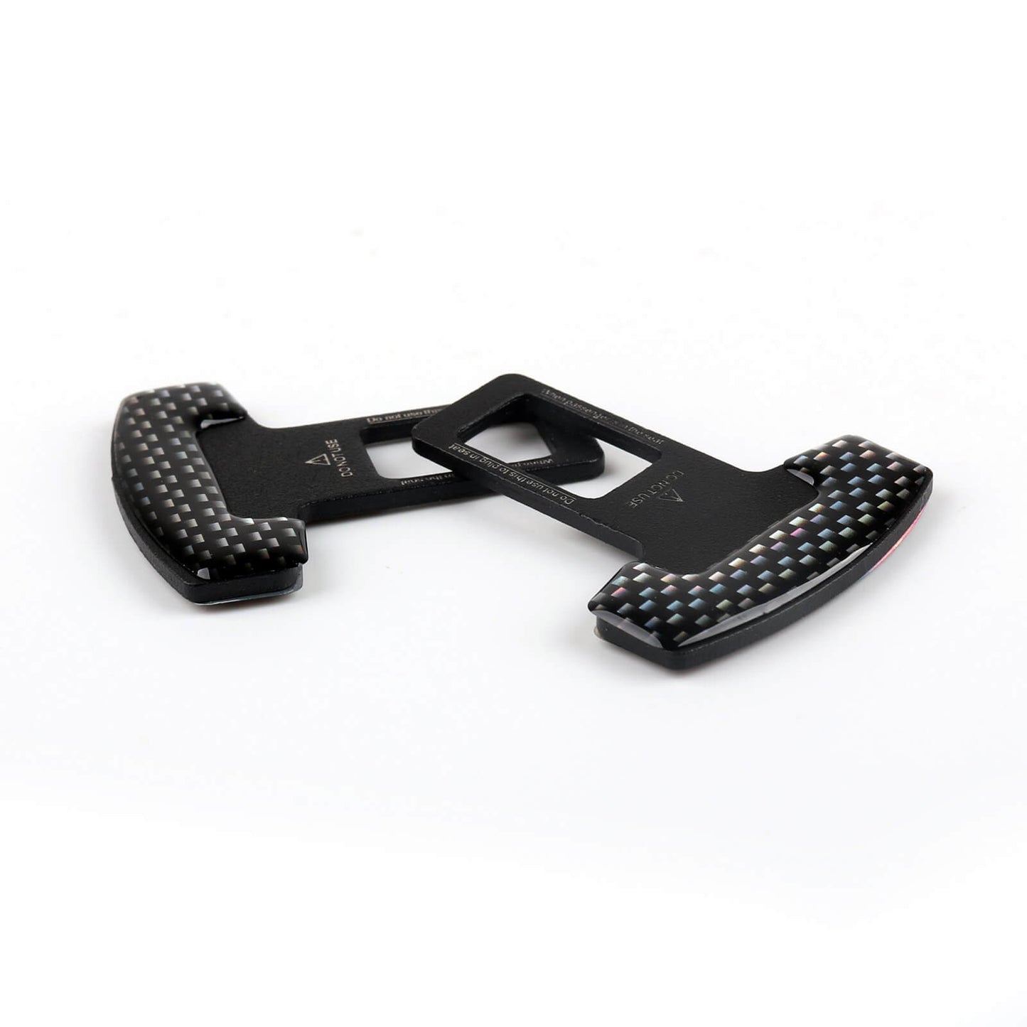 2 piezas de clip de repuesto para hebilla de cinturón de seguridad de coche con tope de alarma universal