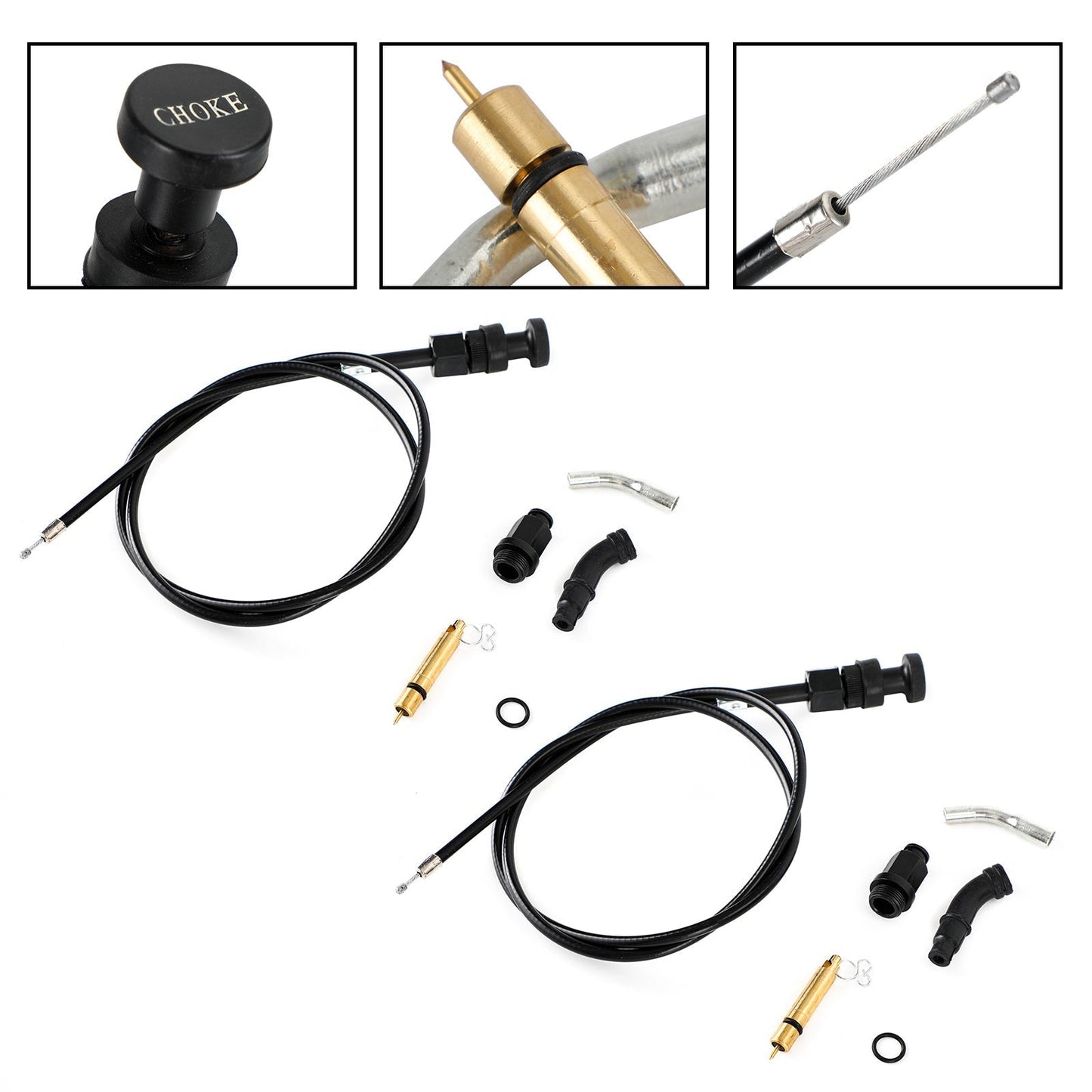 2000-2006 Honda Rancher TRX350 FM TM 2PCS Carburetor Choke Cable Plunger Kit