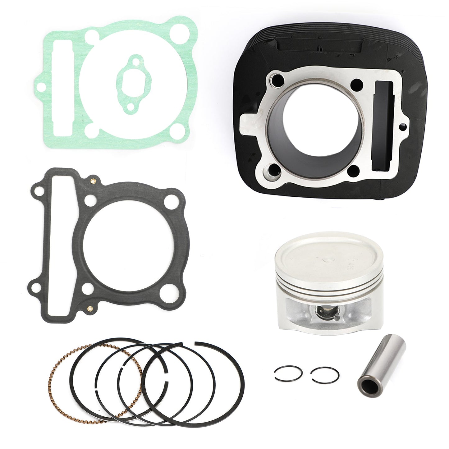 Kit de joints de segments de piston et de cylindre Yamaha, compatible avec Yamaha Big Bear 400 (2000-2012) et Kodiak 400 (1993-1999).